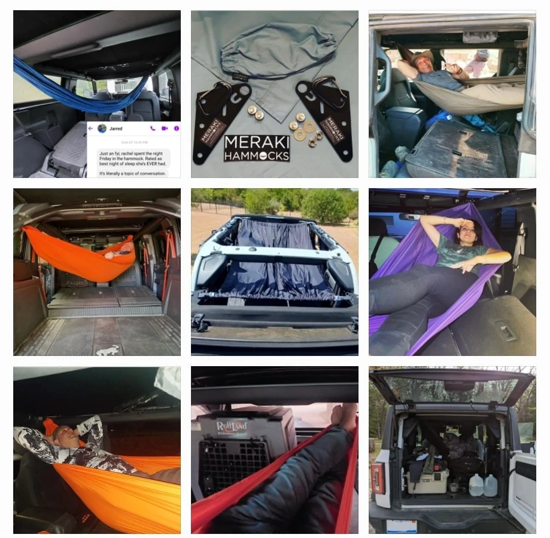 Ford Bronco Spring Hammock Camping 1000015227