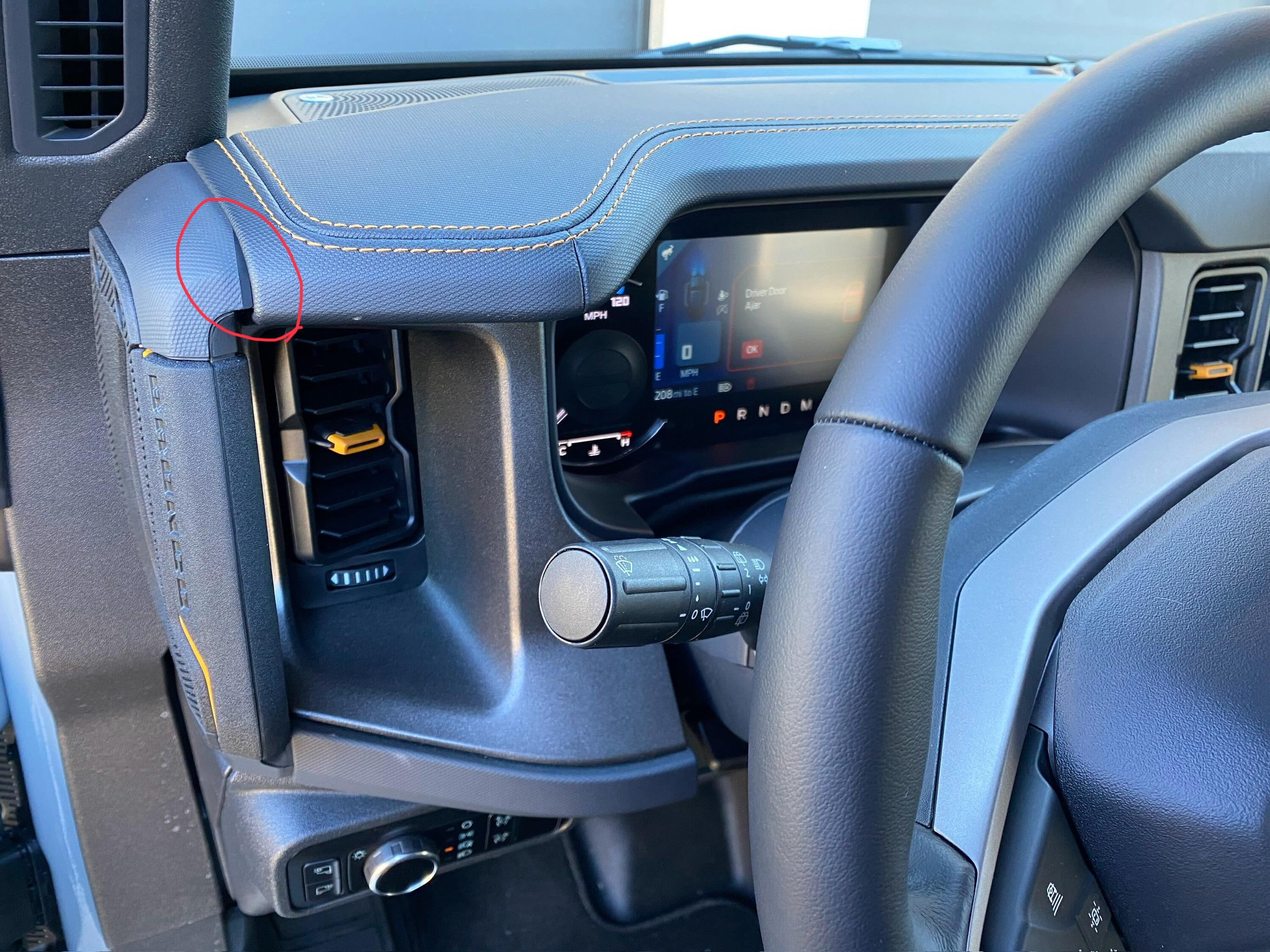 Ford Bronco 2024 Badlands Delivered. Stitched Dash Pad Photos IMG_5956