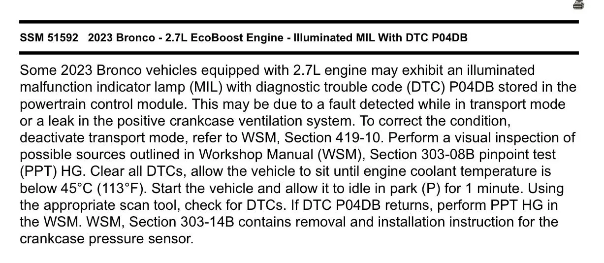 Ford Bronco Need help understanding error code P04DB IMG_2816