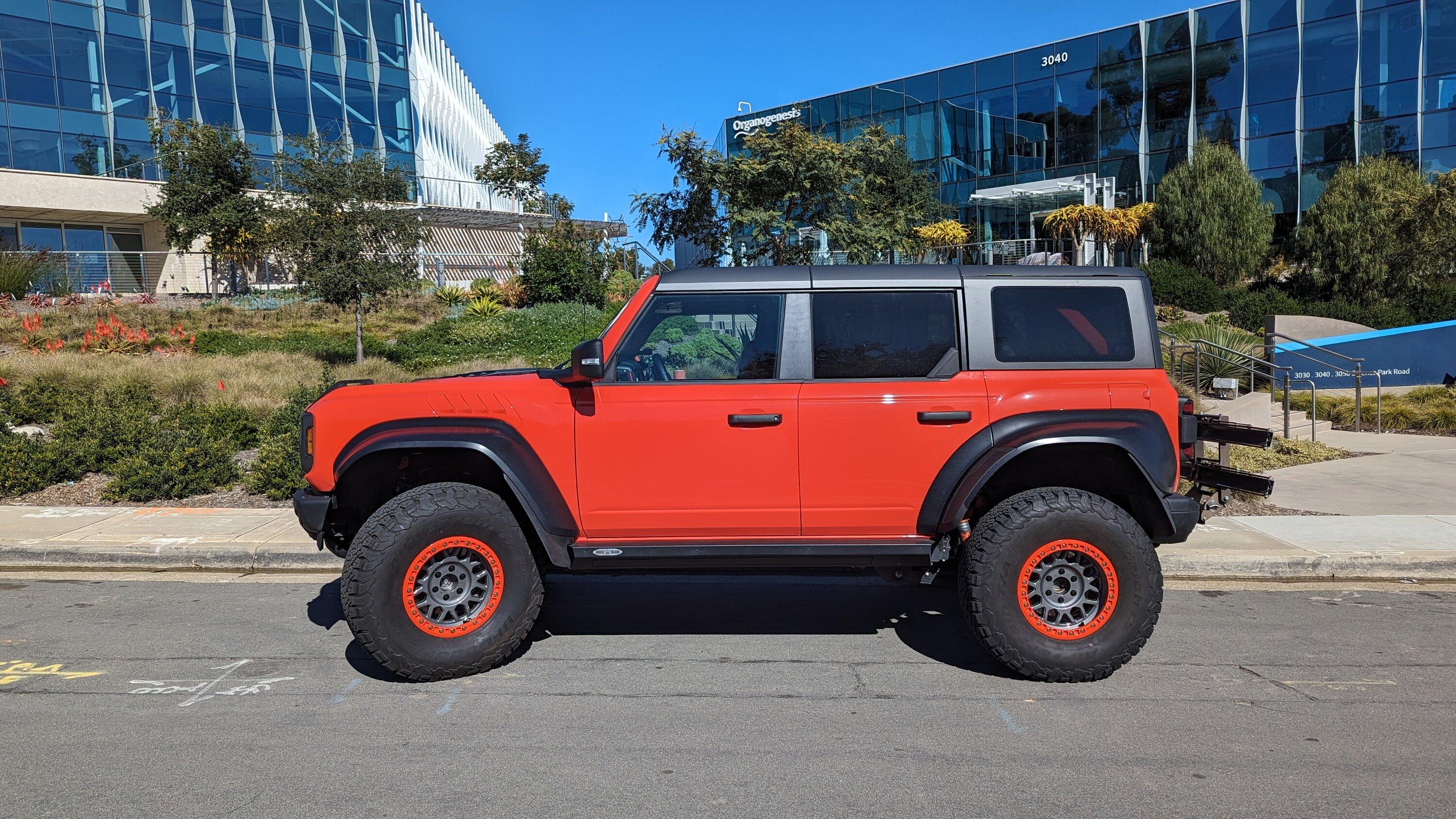Ford Bronco Swamps Code Orange Bronco Raptor Build PXL_20240211_190035199