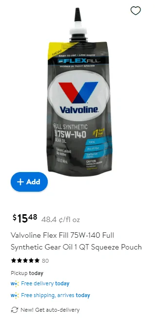 Ford Bronco Change Driveline Fluids Early! Valvoline 75W-140