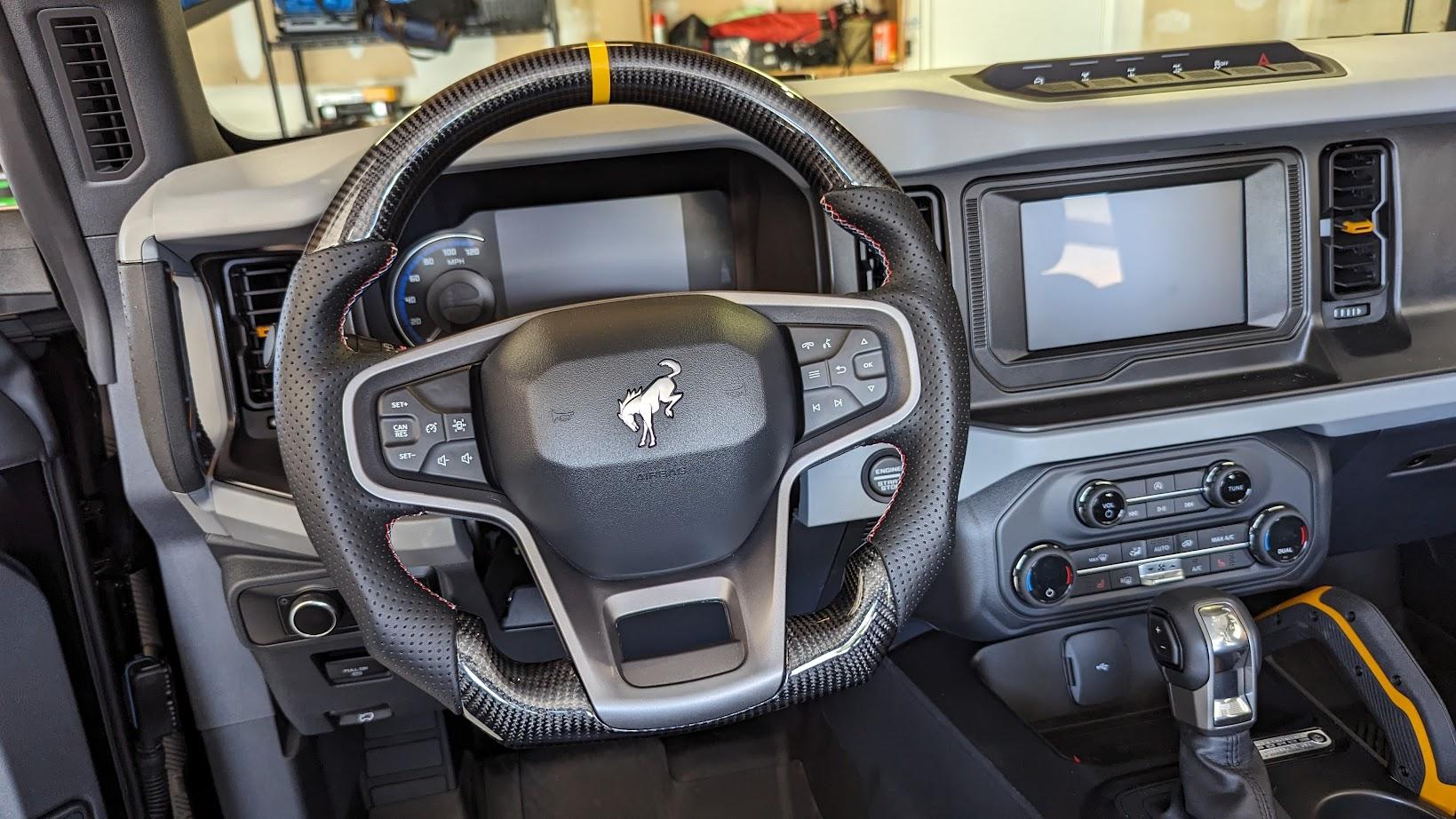 Ford Bronco Anyone changed out their steering wheel? PXL_20230728_210249766.MP