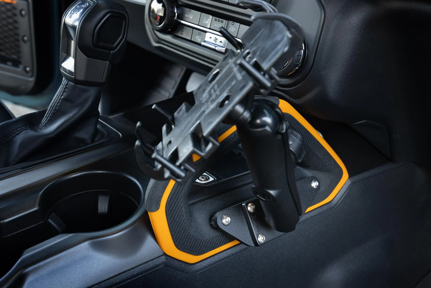 Ford Bronco Custom Console Offroad Phone Mount _R5_4063