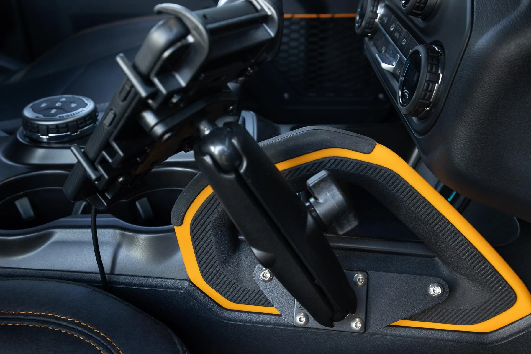 Ford Bronco Custom Console Offroad Phone Mount _R5_4057