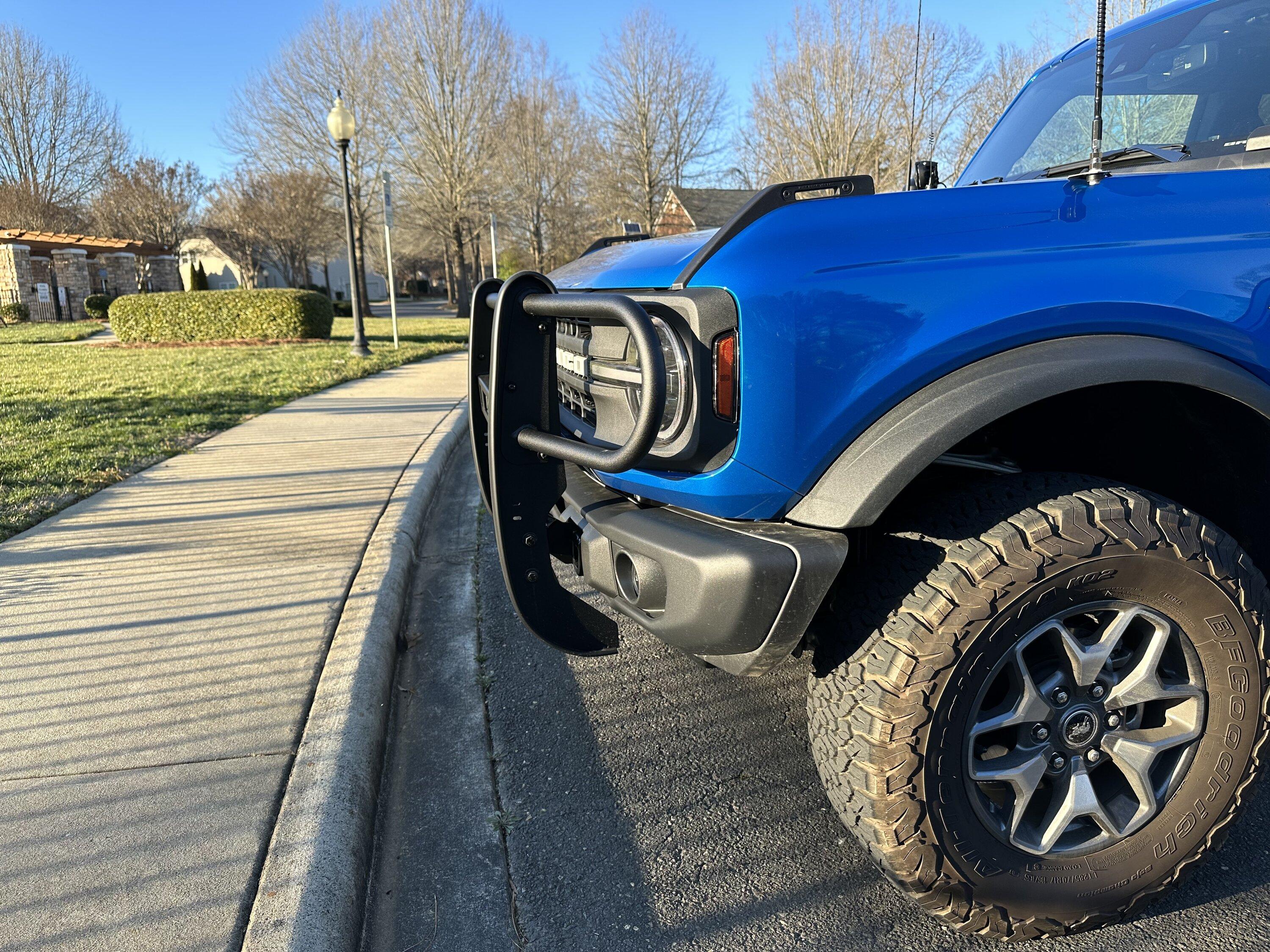 Ford Bronco Finally, a decent mod option (grill guard) for the Capable Bumper IMG_3225.JPG