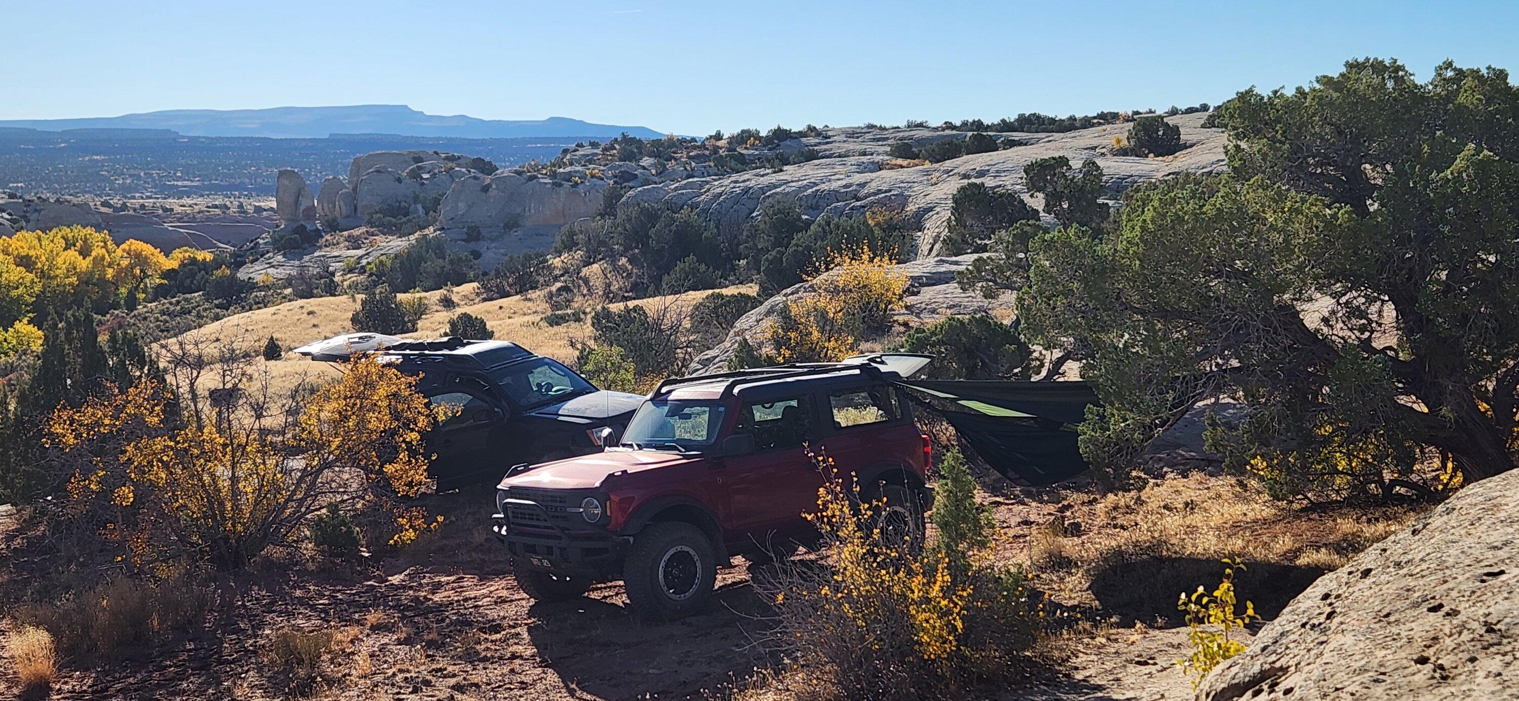 Ford Bronco Hammock camping in your Bronco 20231015_092939