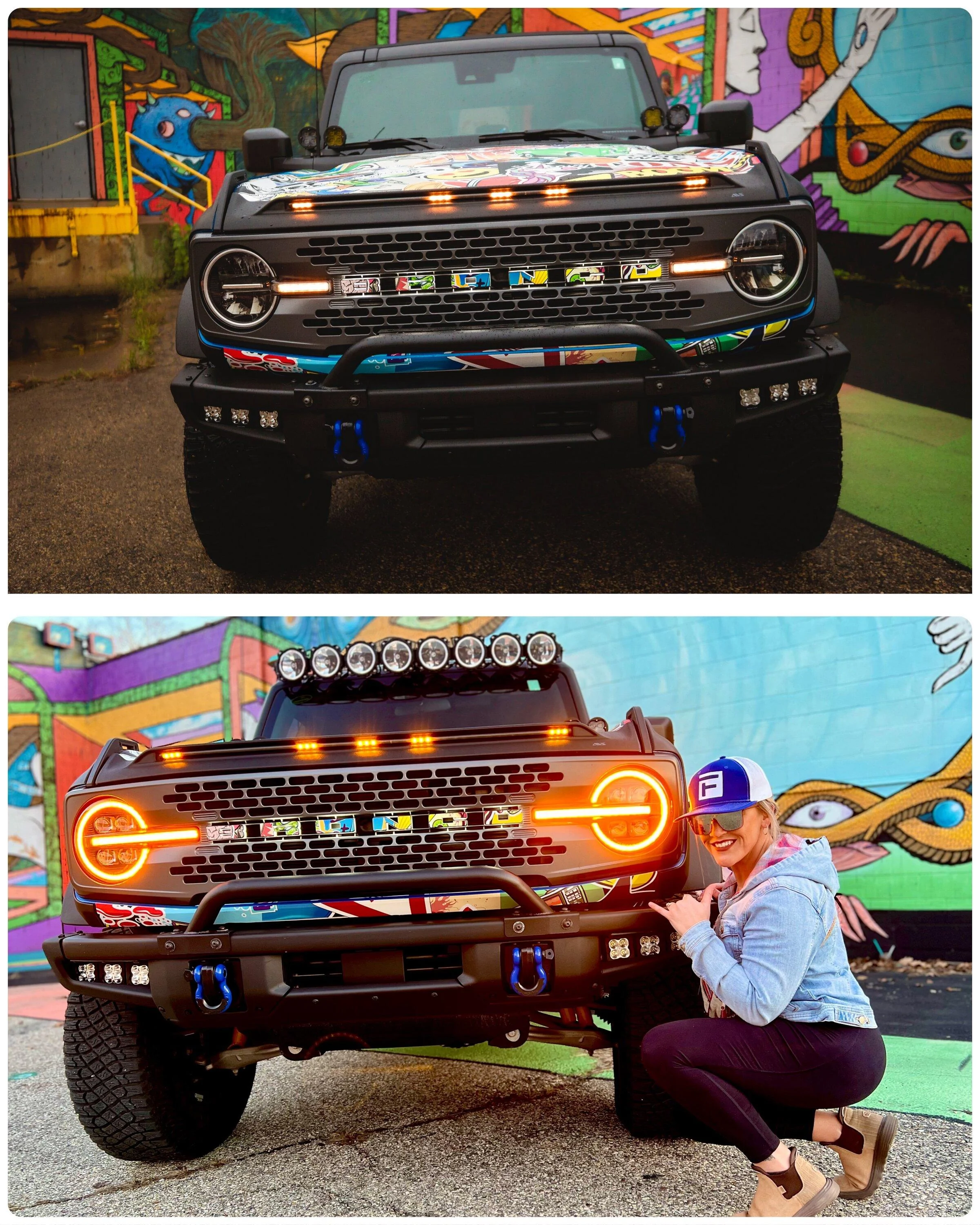 Ford Bronco [DIY Video] How to change your headlights without removing lower grill panel! IMG_9513