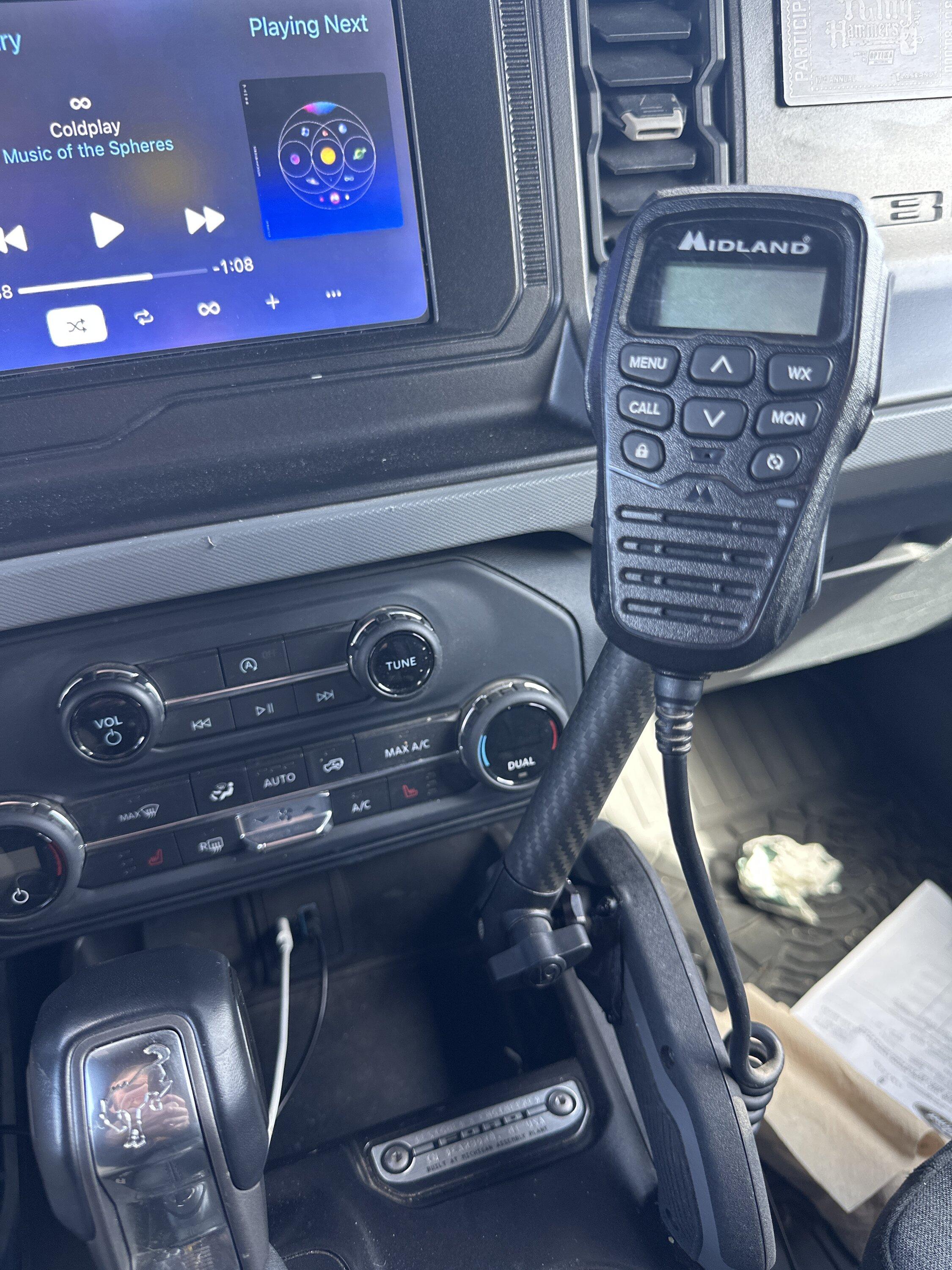 Ford Bronco Custom Console Offroad Phone Mount image
