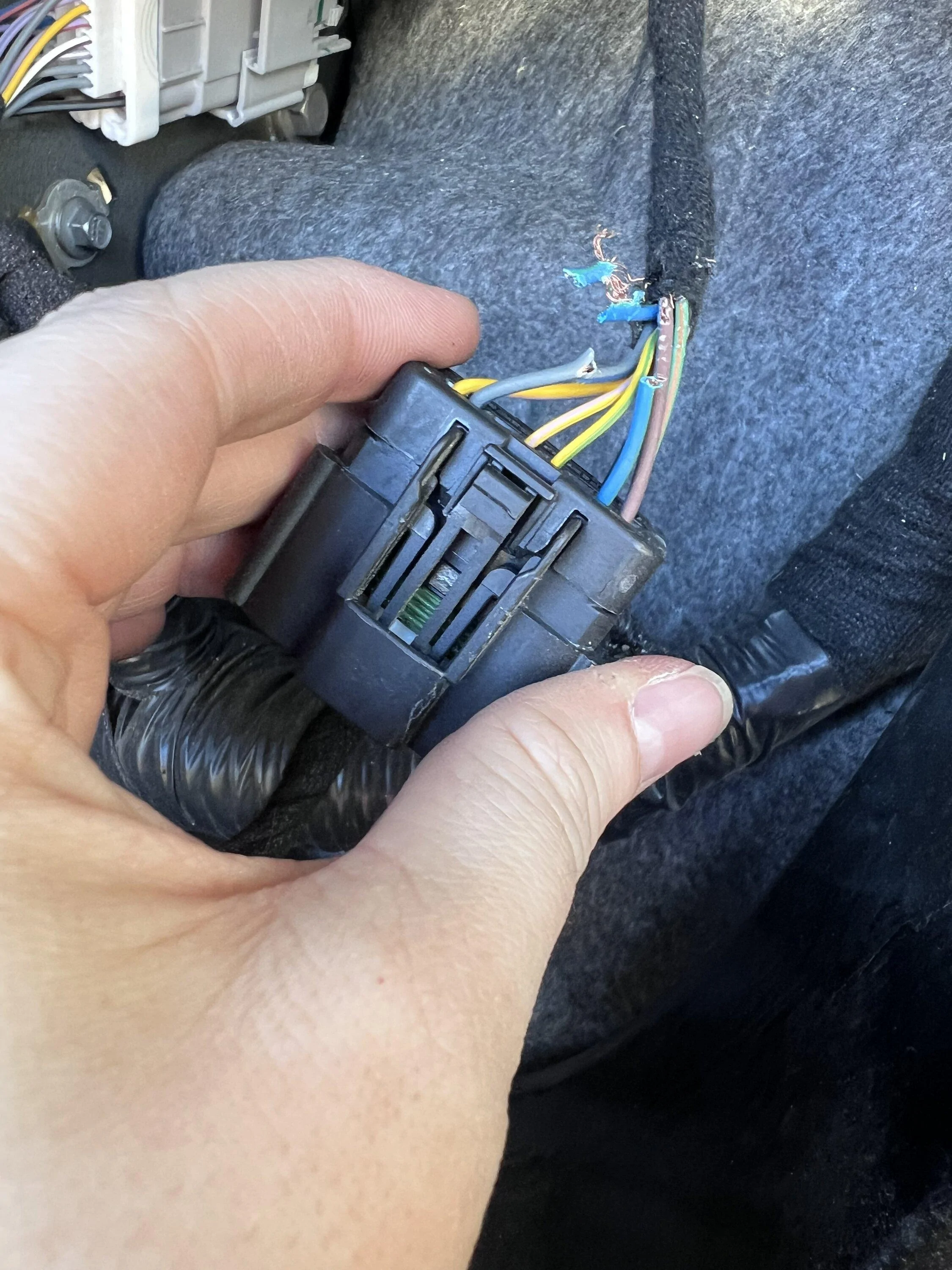 Ford Bronco Headlight Wiring Broken IMG_5938