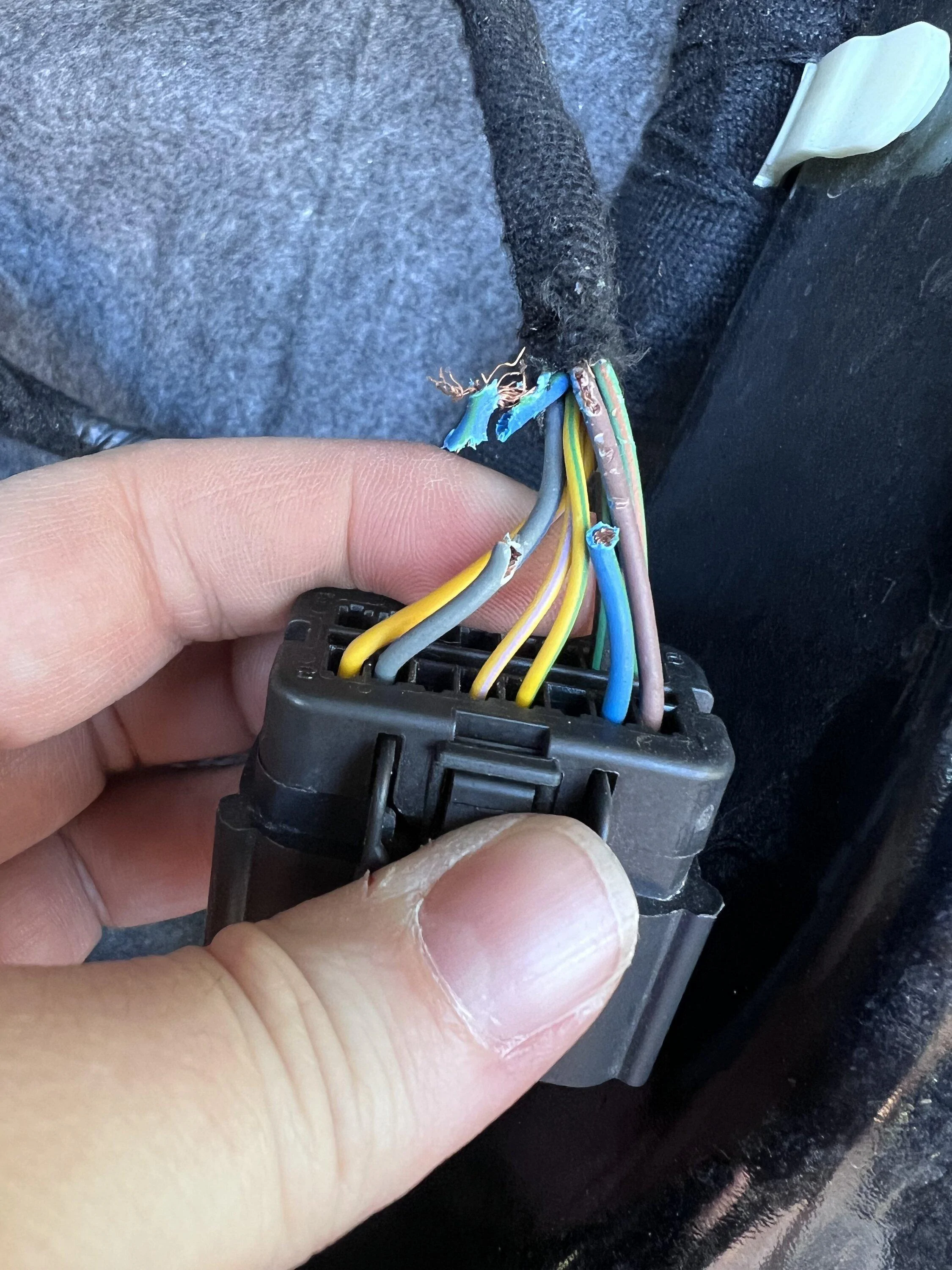 Ford Bronco Headlight Wiring Broken IMG_5939