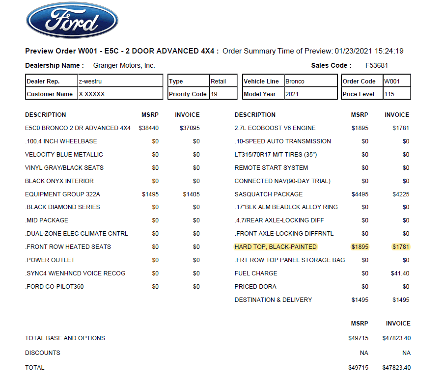 Ford Bronco HERITAGE EDITION Bronco Club Screenshot 2024-02-21 141220
