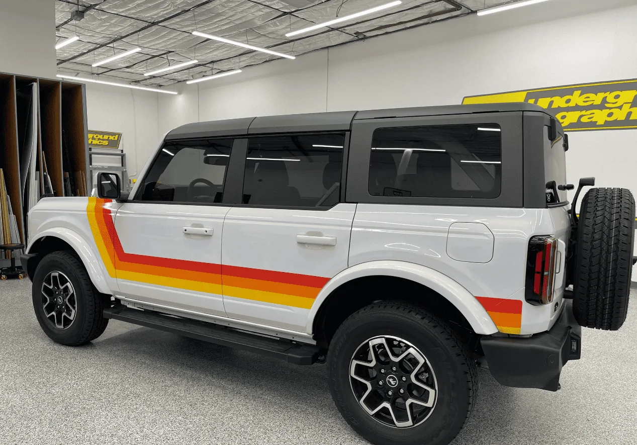 Ford Bronco Bronco 3 Bar Hockey Stripes 3 bar hockey 3