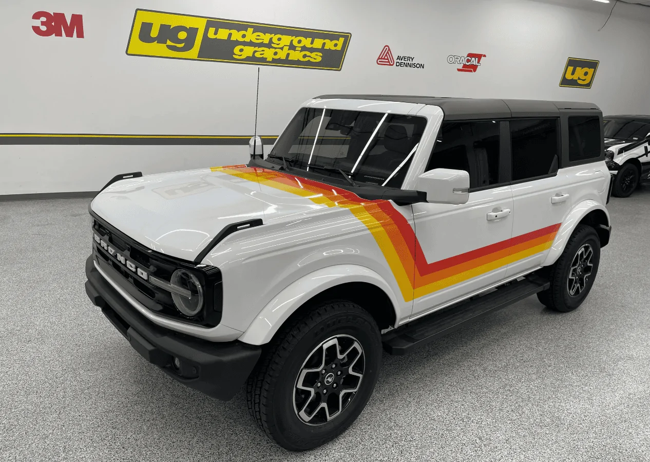 Ford Bronco Bronco 3 Bar Hockey Stripes 3 bar hockey