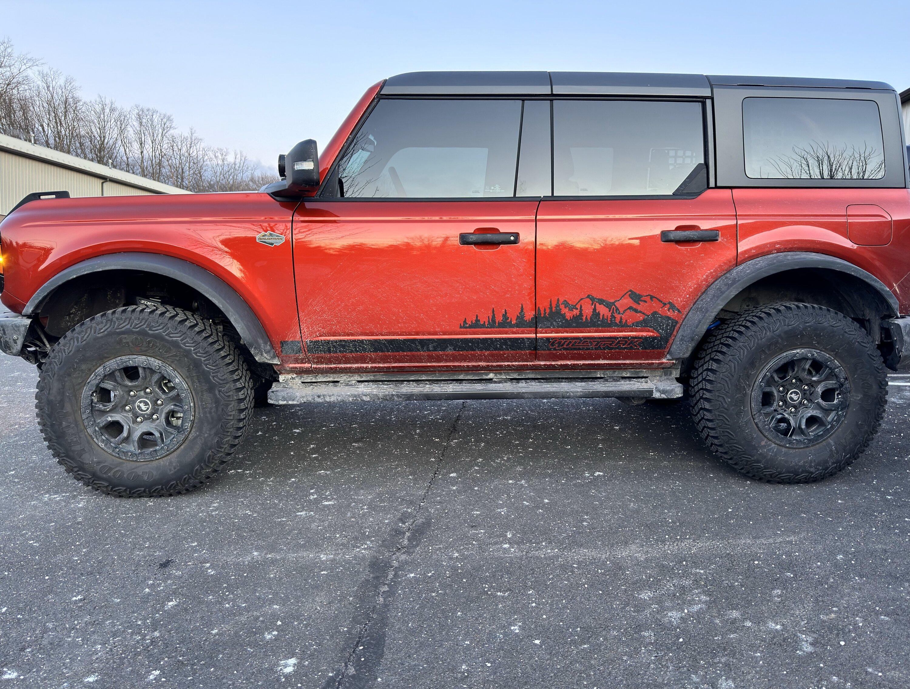 Ford Bronco Zone Offroad 2.25” Adventure Series Lift - anyone install on 2023 Wildtrak? After