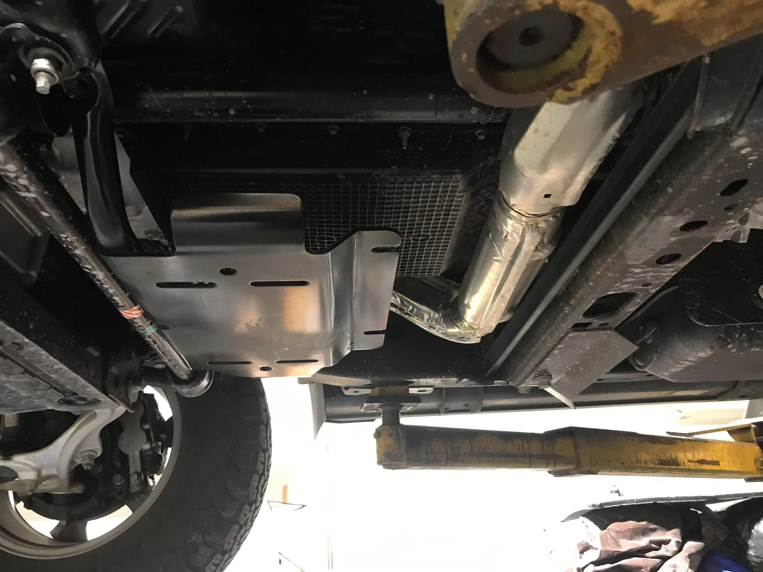 Ford Bronco Custom Transmission Pan Skid Plate - My DIY Moc Install