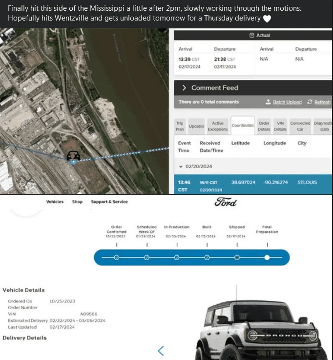 Ford Bronco Bronco Build Week 1/29/2024 Screenshot 2024-02-21 at 20-59-32 Facebook