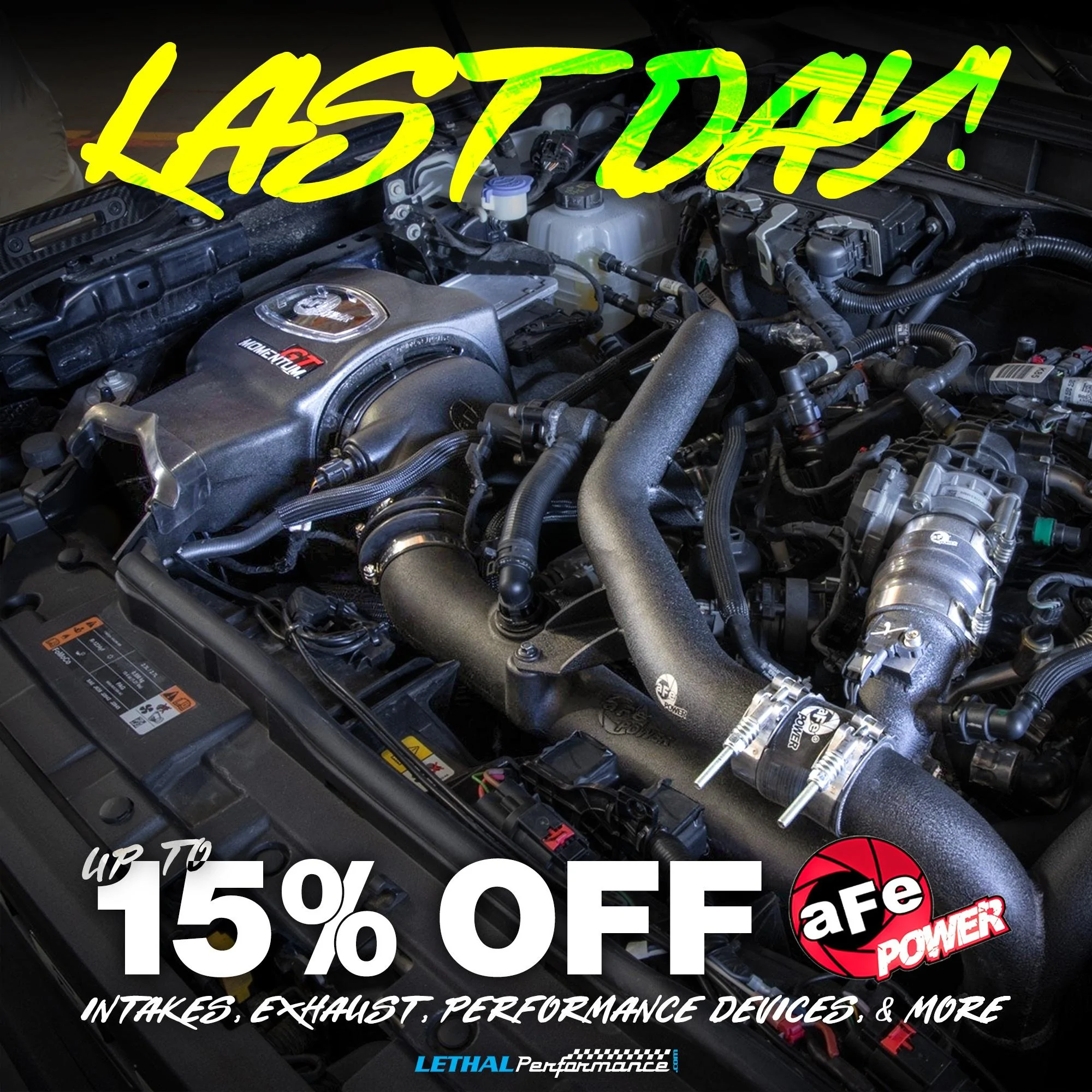 Ford Bronco aFe on Sale at Lethal Performance! bronco afe engine bay main last