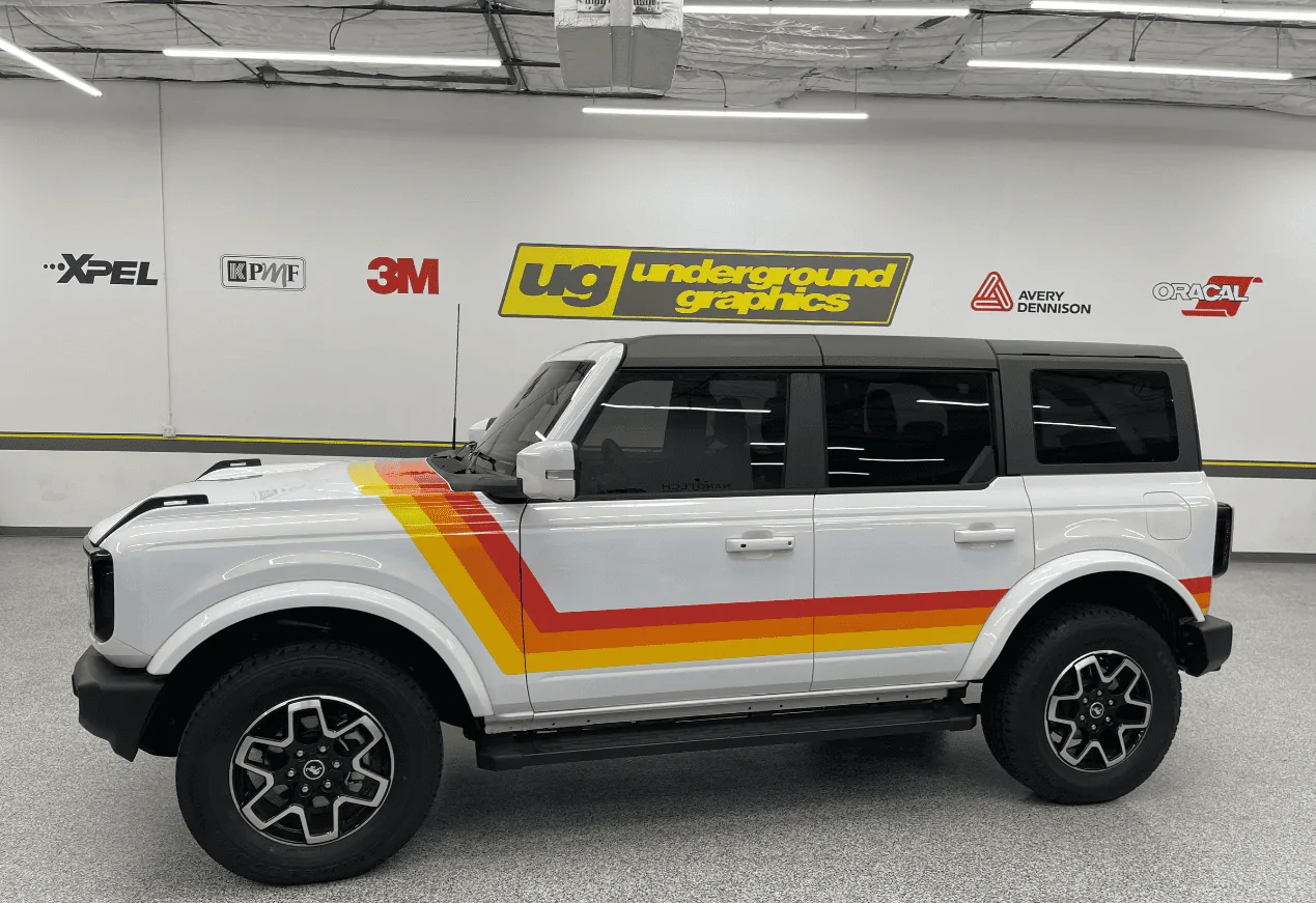 Ford Bronco Bronco 3 Bar Hockey Stripes 1708626313592
