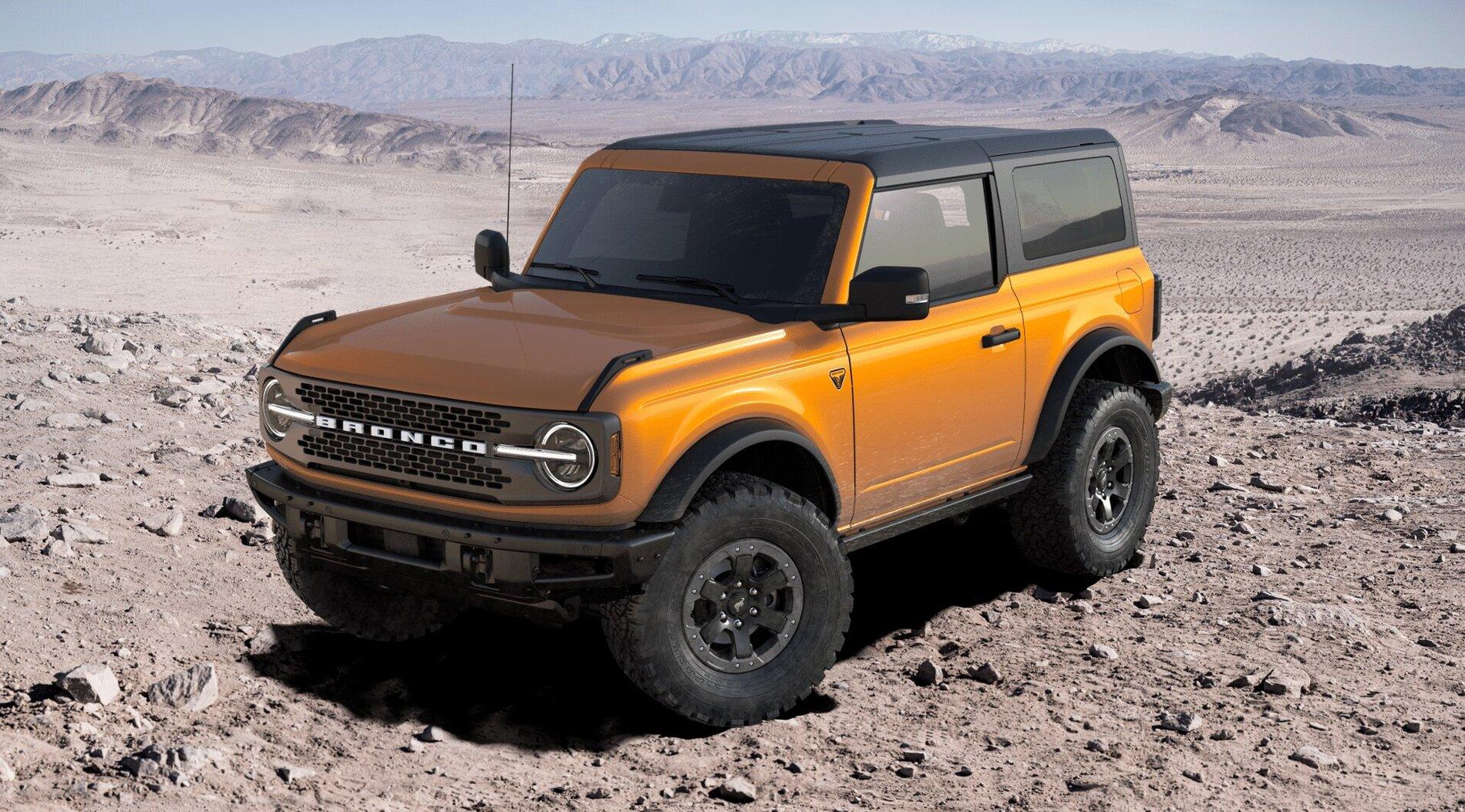 Ford Bronco California Check In vehicle