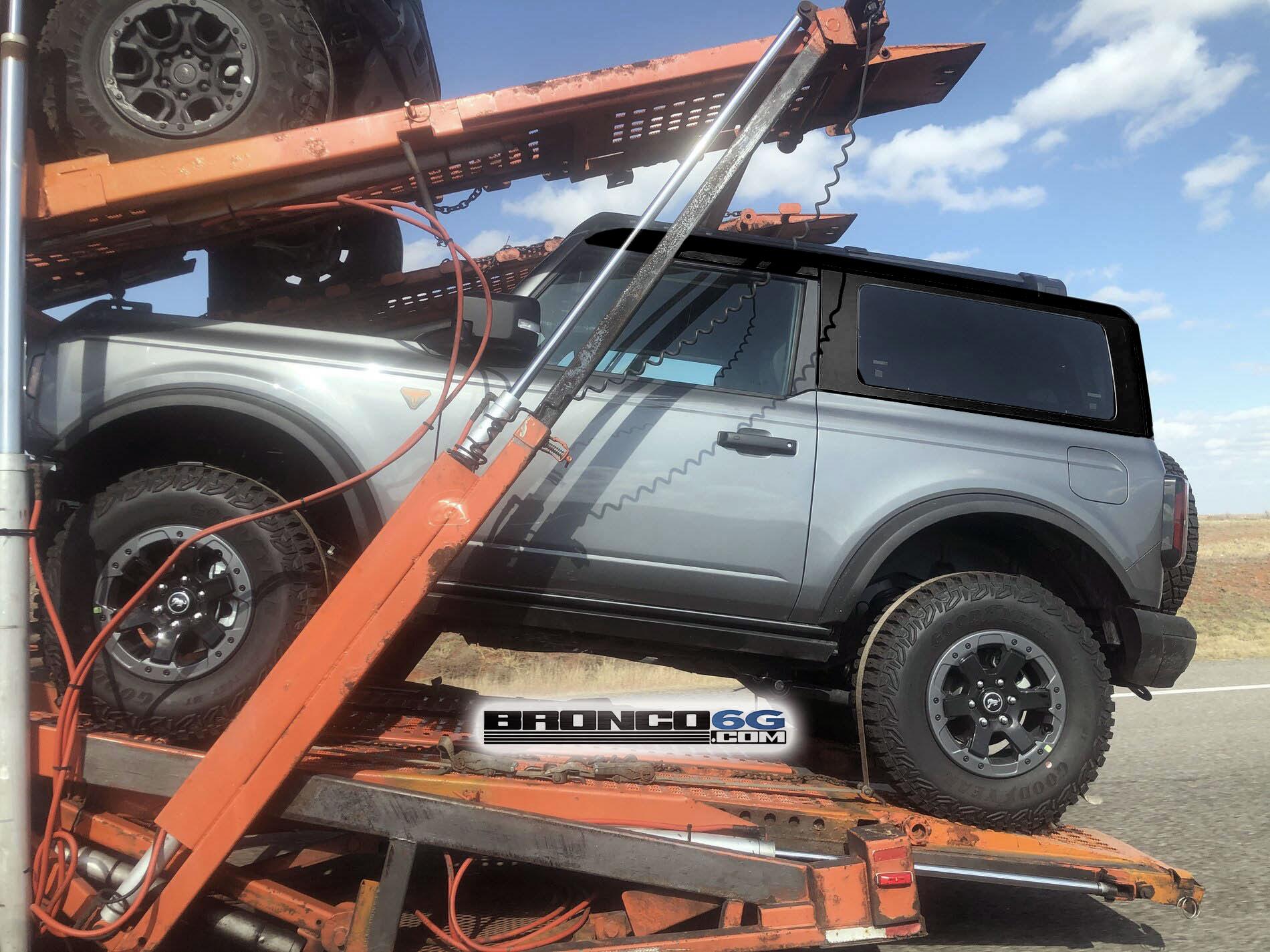 Ford Bronco Carbonized Gray Paint Thread glossbvlack