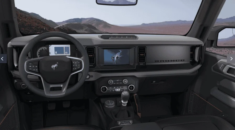 Ford Bronco So the dash is grey now? 1605099294084