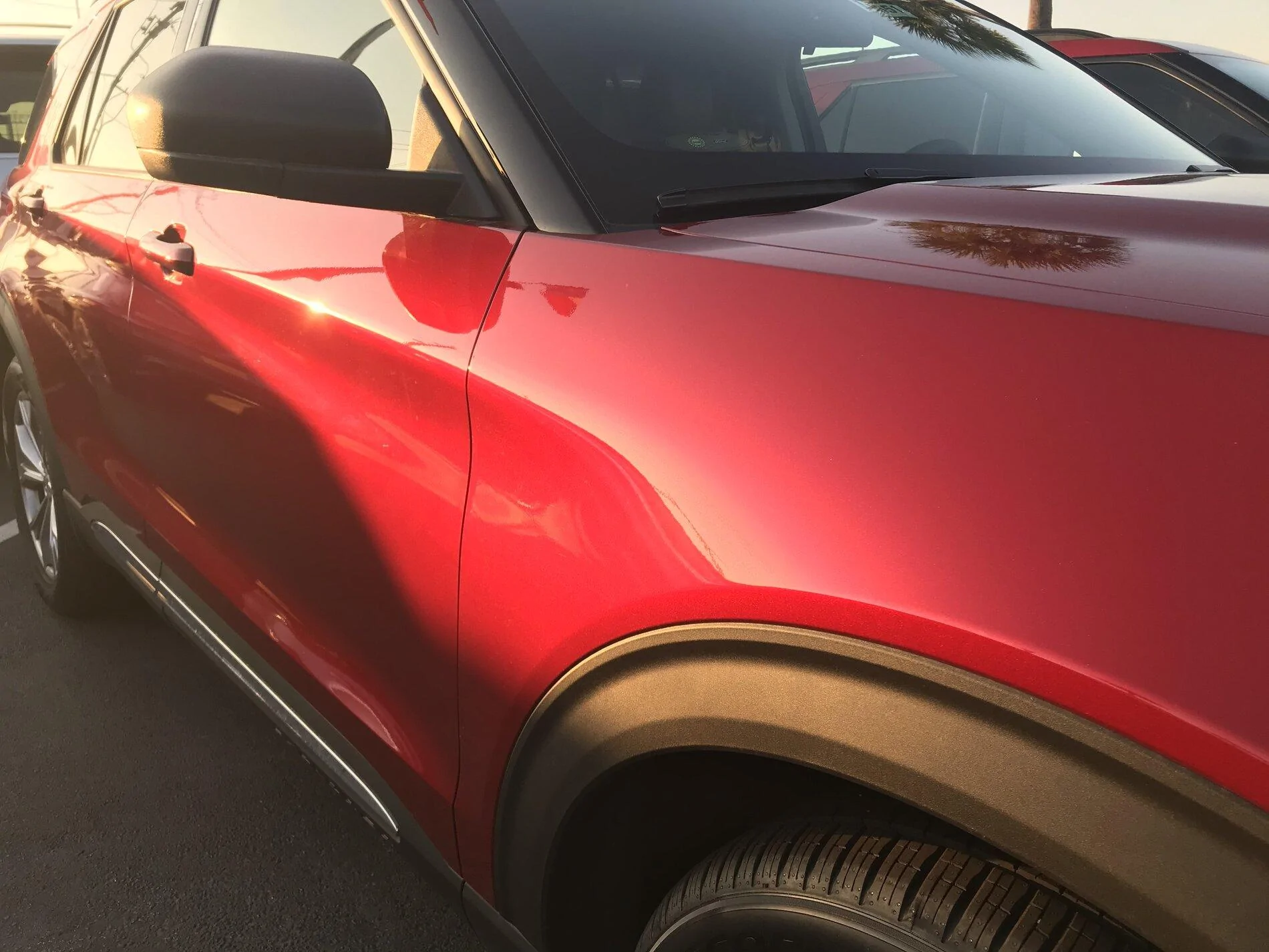 Ford Bronco Rapid Red at sunset D52961E1-ACA4-4E47-95F0-791DC0173716