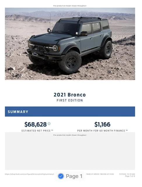 Ford Bronco Dealer said they could submit orders C63A8852-EA06-4762-B621-35E3FBD56F11