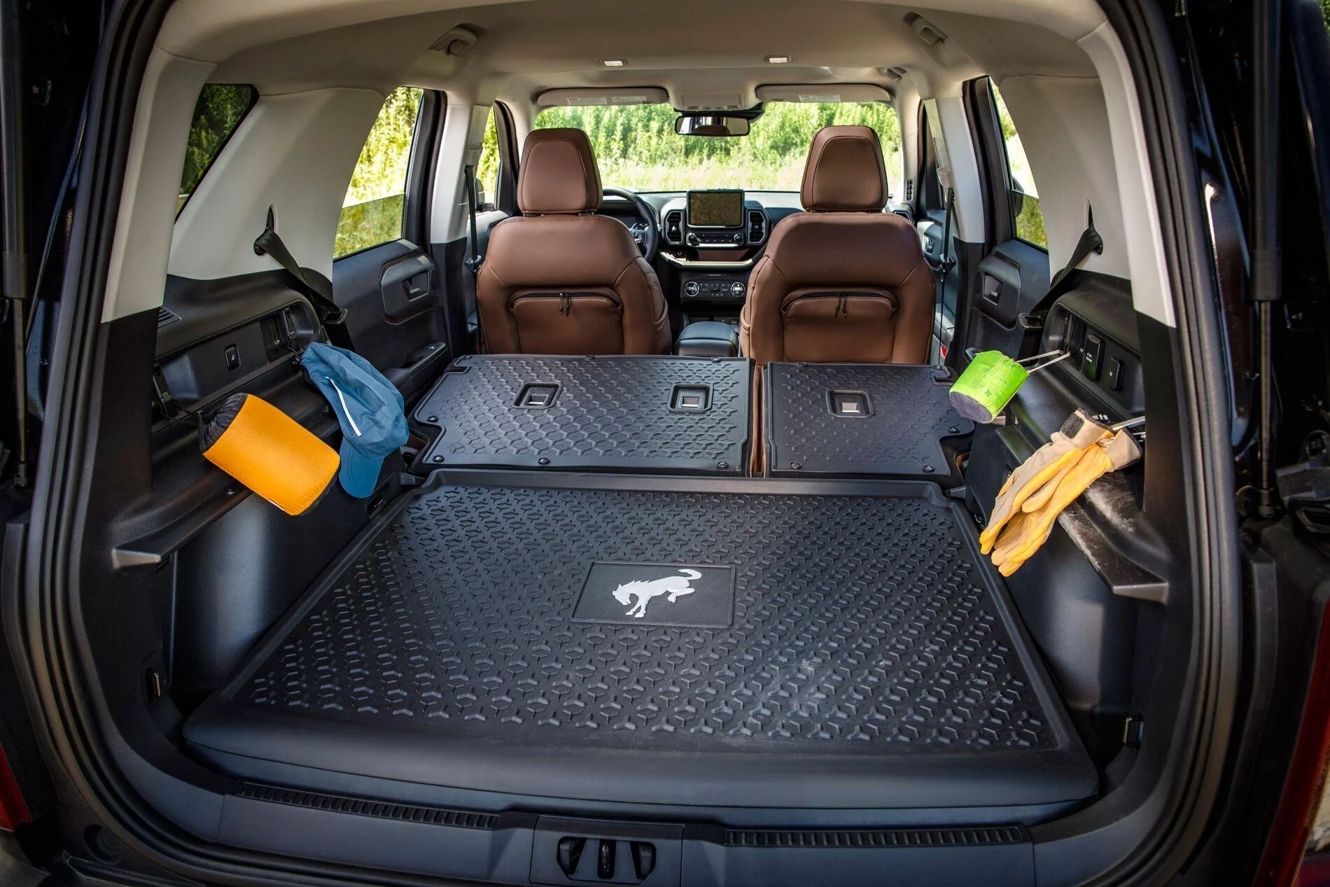 Ford Bronco Image: Late Availability Tailgate Tray bronco-sport-interior-12-1594669517