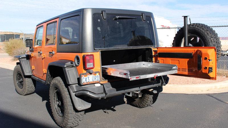 Ford Bronco Image: Late Availability Tailgate Tray cargoglide-trailslide-jk-cg4xjk100-main