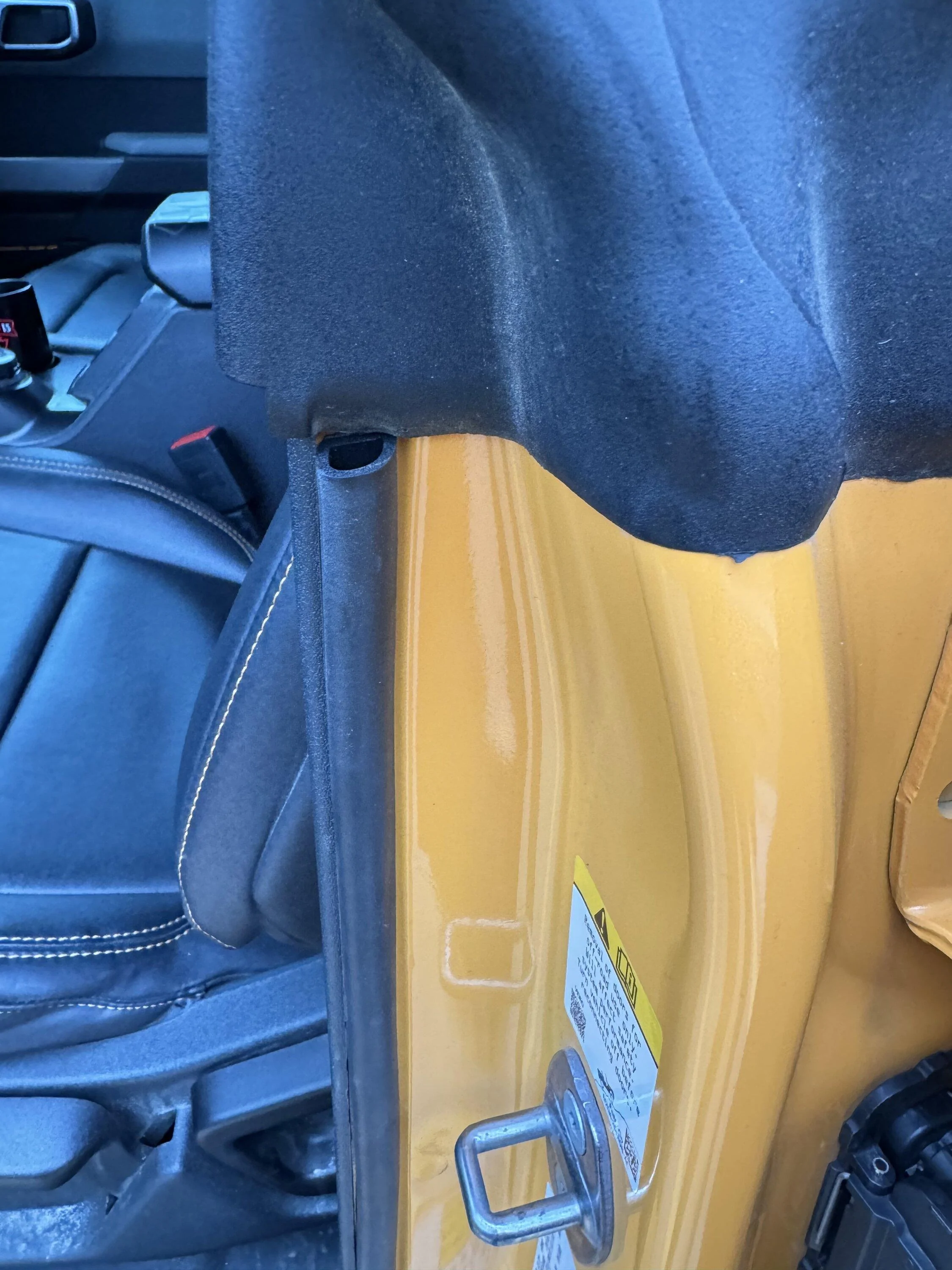 Ford Bronco Adding More Weatherstripping - Tackling Road Noise IMG_4333