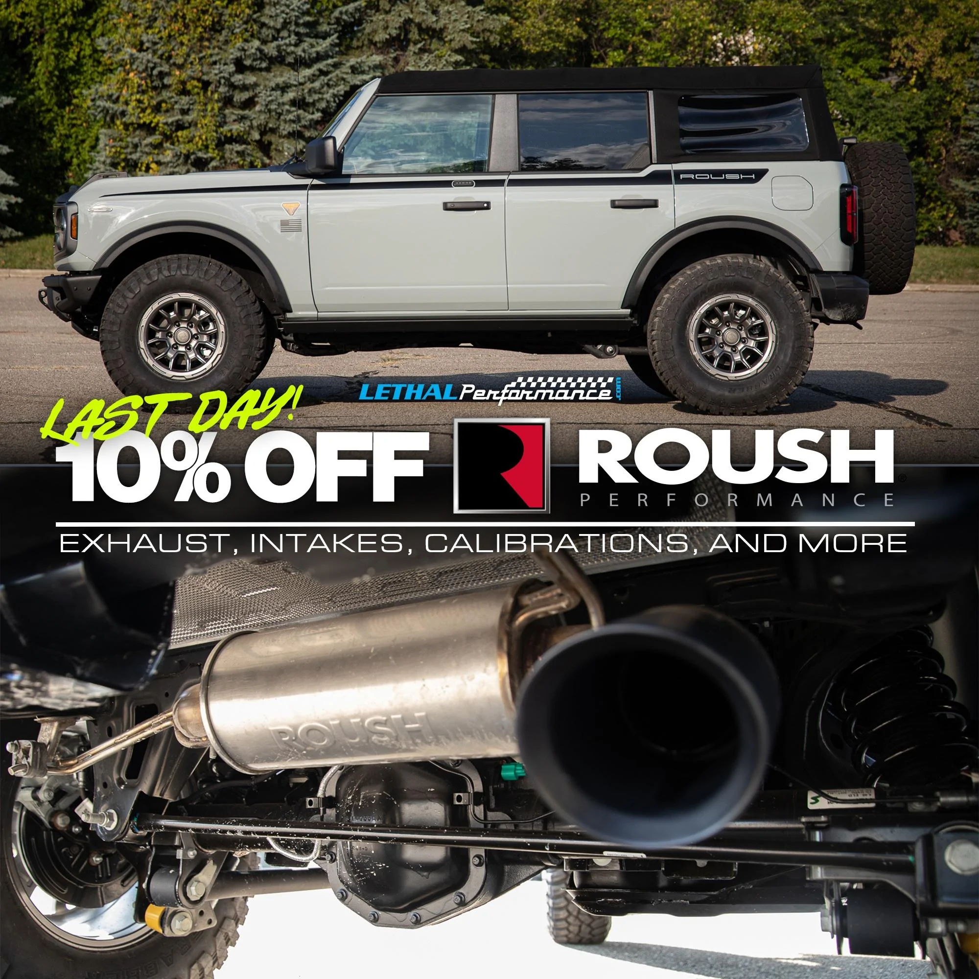Bronco Rouch LAST DAY to SAVE up to 10% OFF Roush Performance!! | Bronco6G - 2021 ...