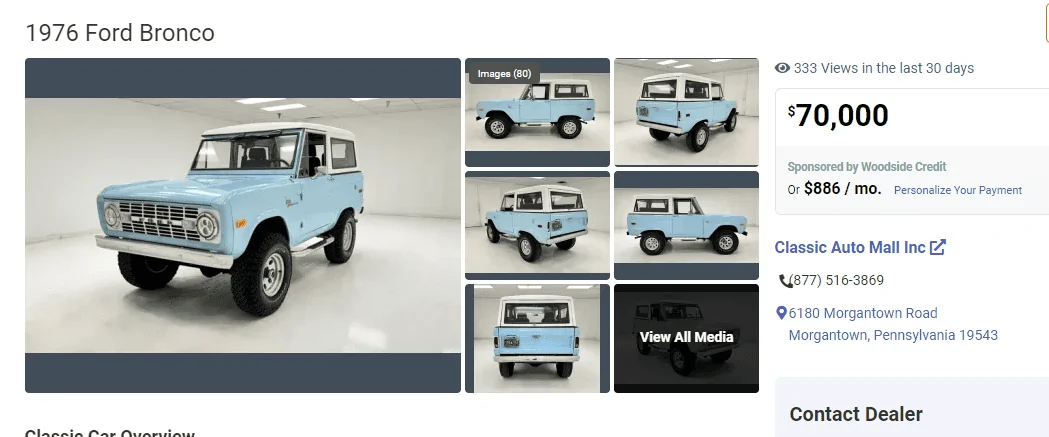 Ford Bronco HERITAGE EDITION Bronco Club 1708708031961