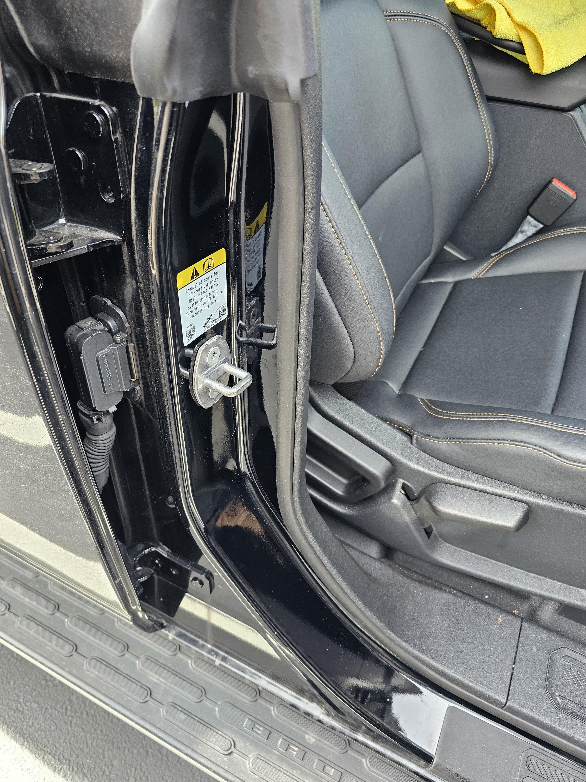 Ford Bronco Adding More Weatherstripping - Tackling Road Noise 20240223_091327