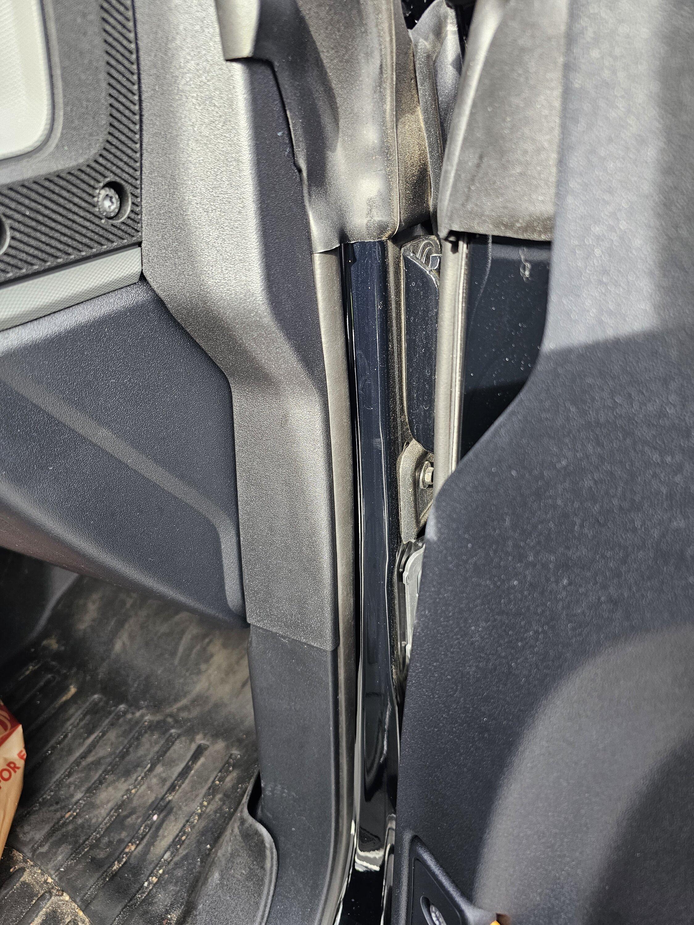 Ford Bronco Adding More Weatherstripping - Tackling Road Noise 20240223_091345