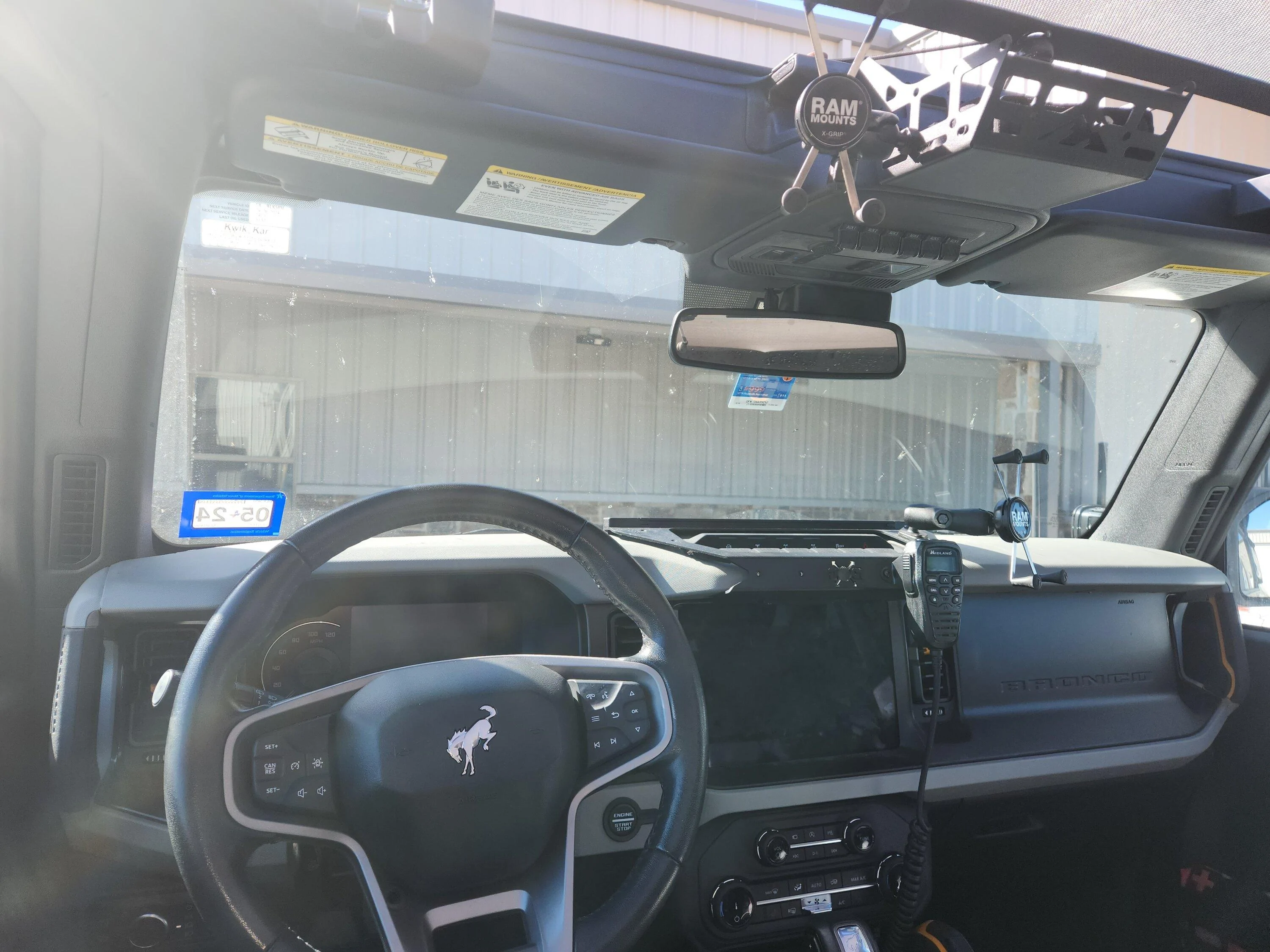 Ford Bronco Custom Console Offroad Phone Mount 20240223_145143