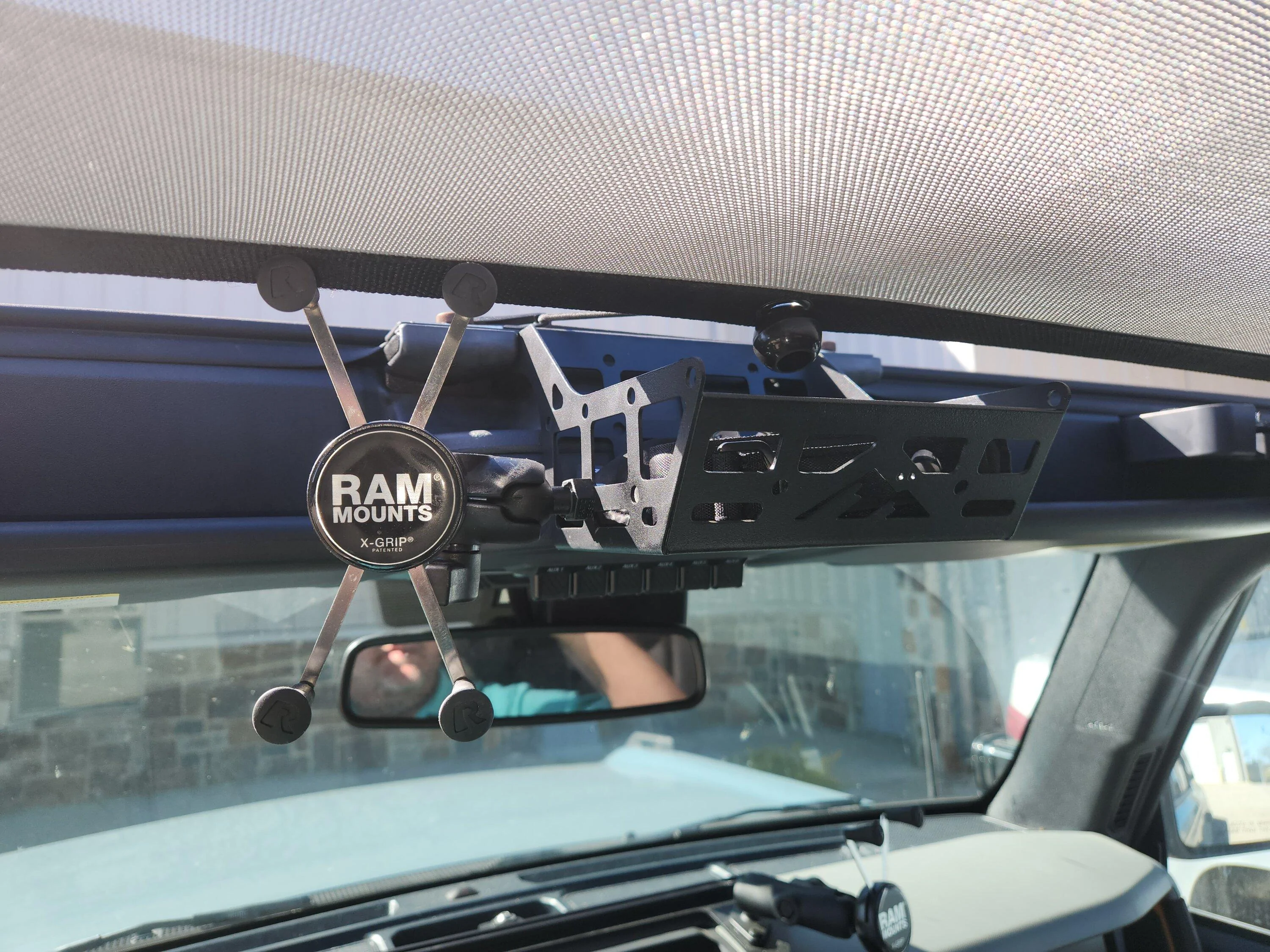 Ford Bronco Custom Console Offroad Phone Mount 20240223_145051