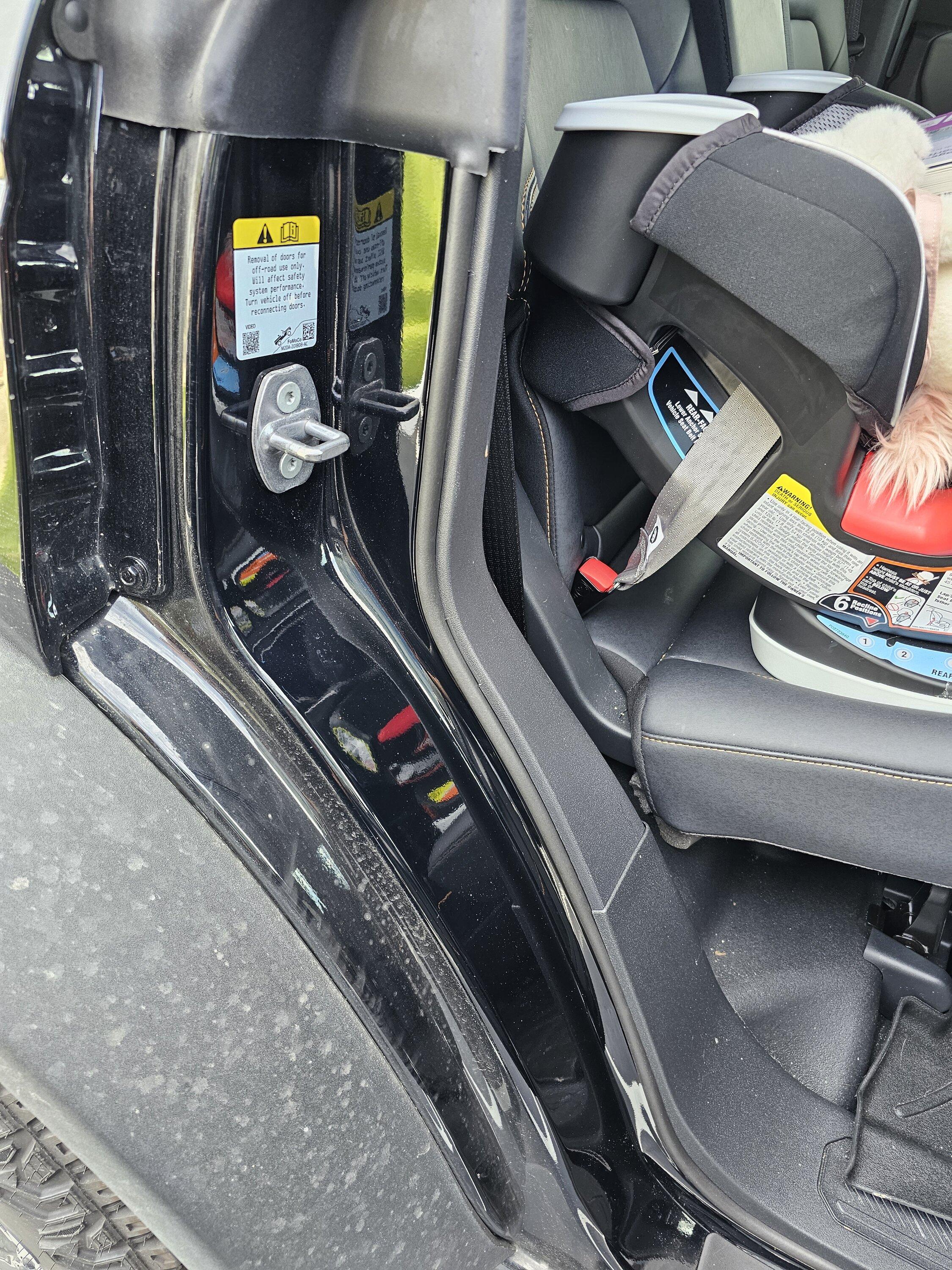 Ford Bronco Adding More Weatherstripping - Tackling Road Noise 20240223_125950