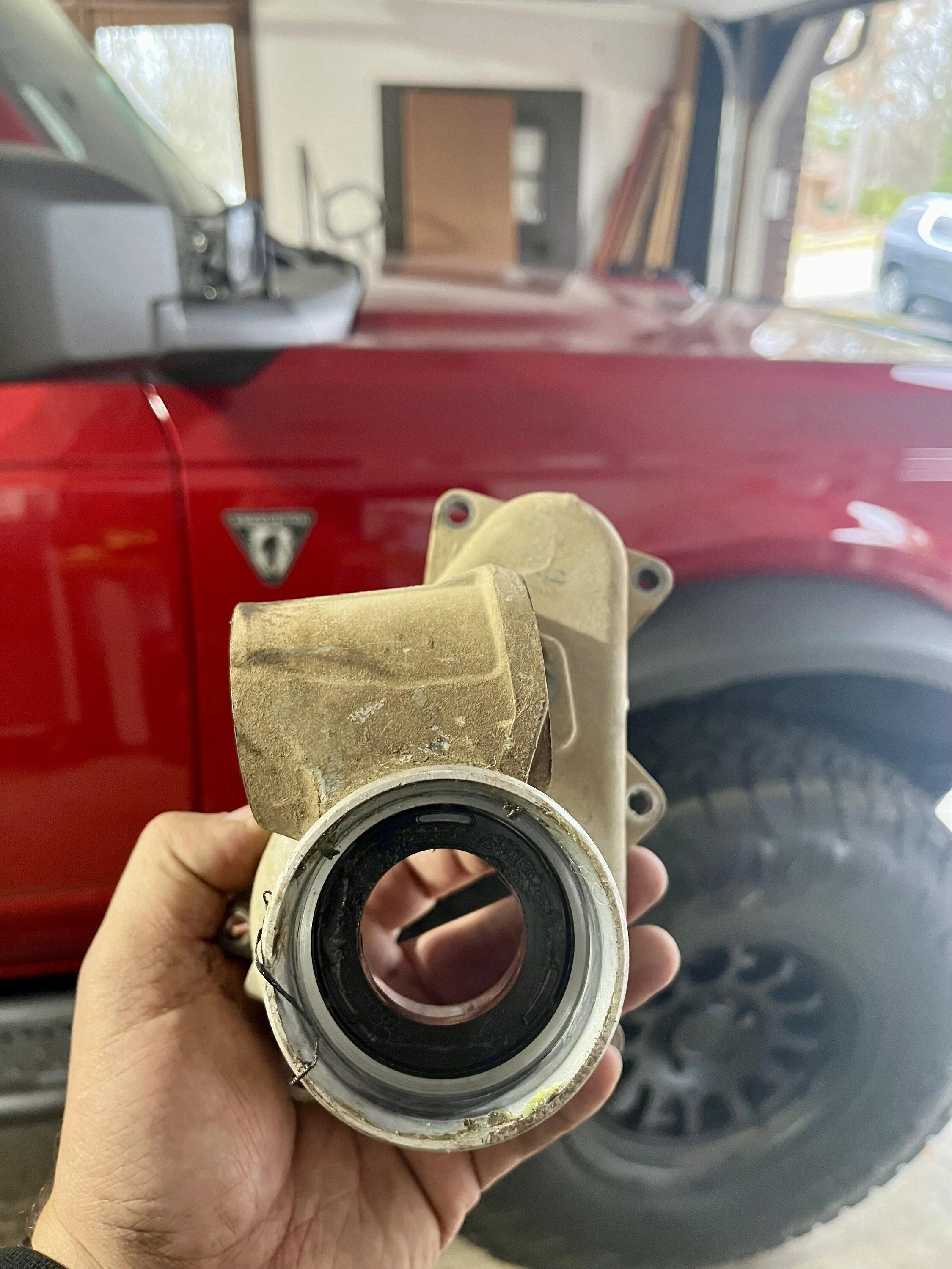Ford Bronco 74weld stage 1 steering upgrade DIY install IMG_1144