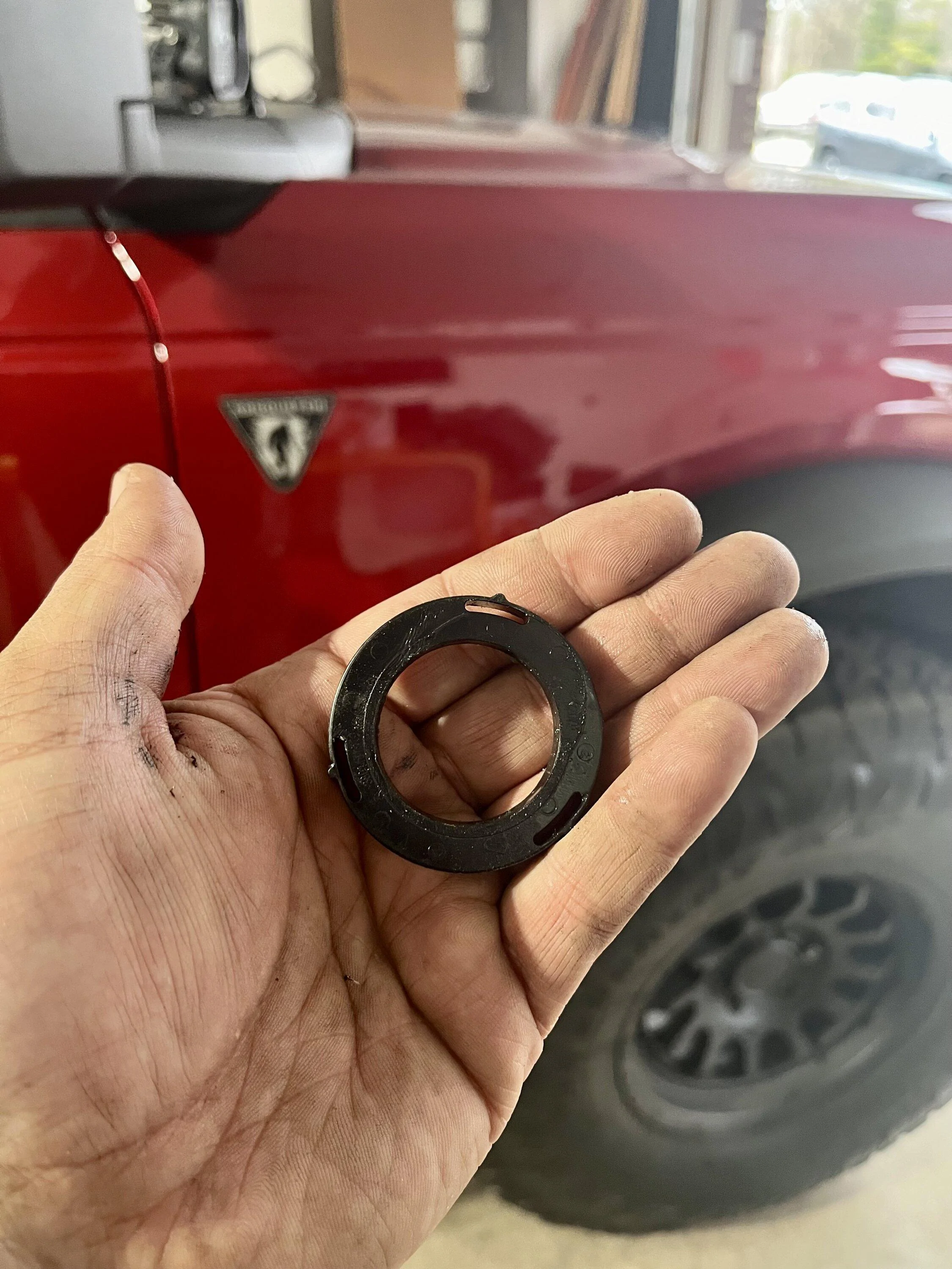 Ford Bronco 74weld stage 1 steering upgrade DIY install IMG_1146