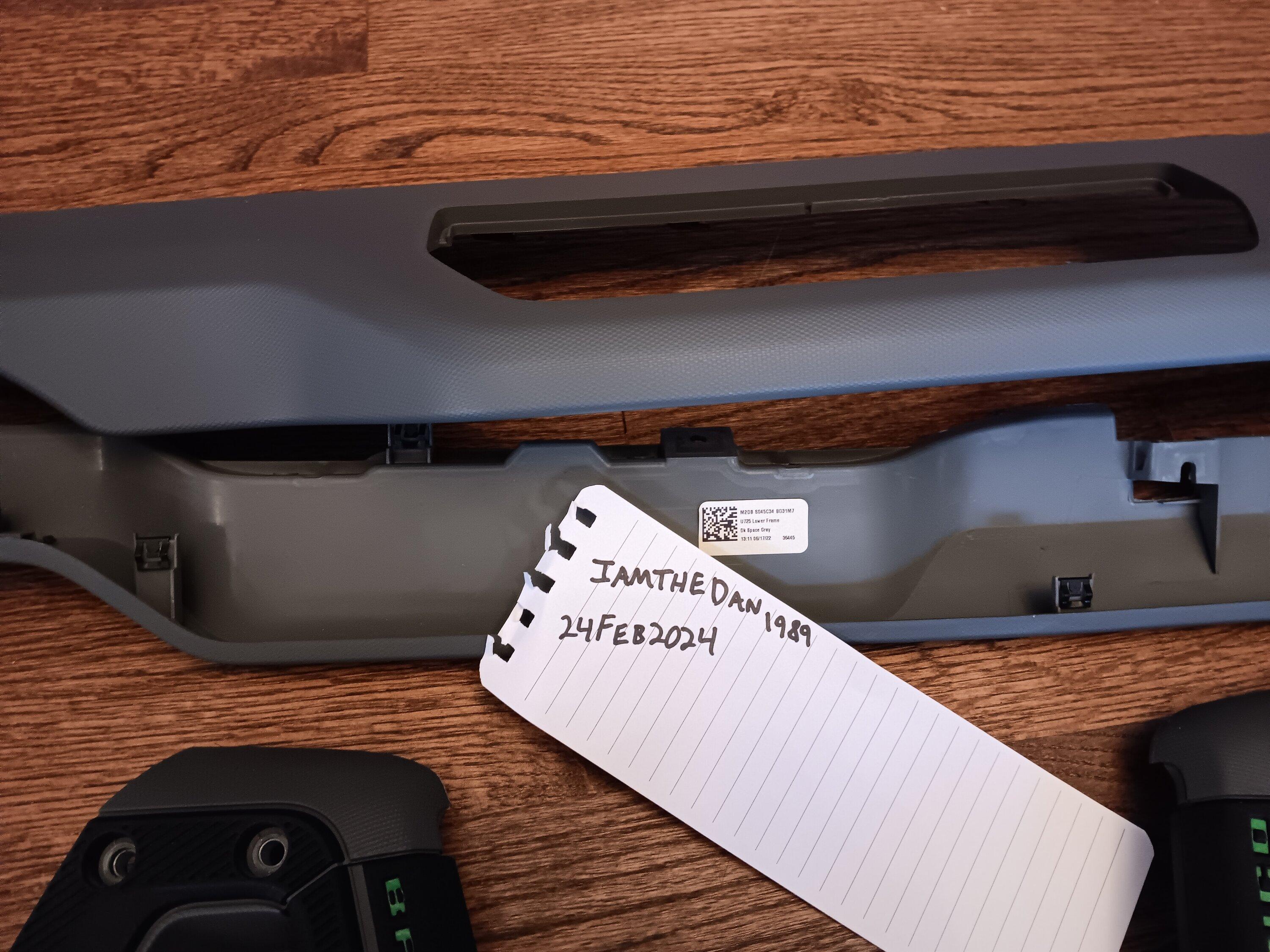 Ford Bronco Interior Dash Gray. $175 OBO 20240224_100150