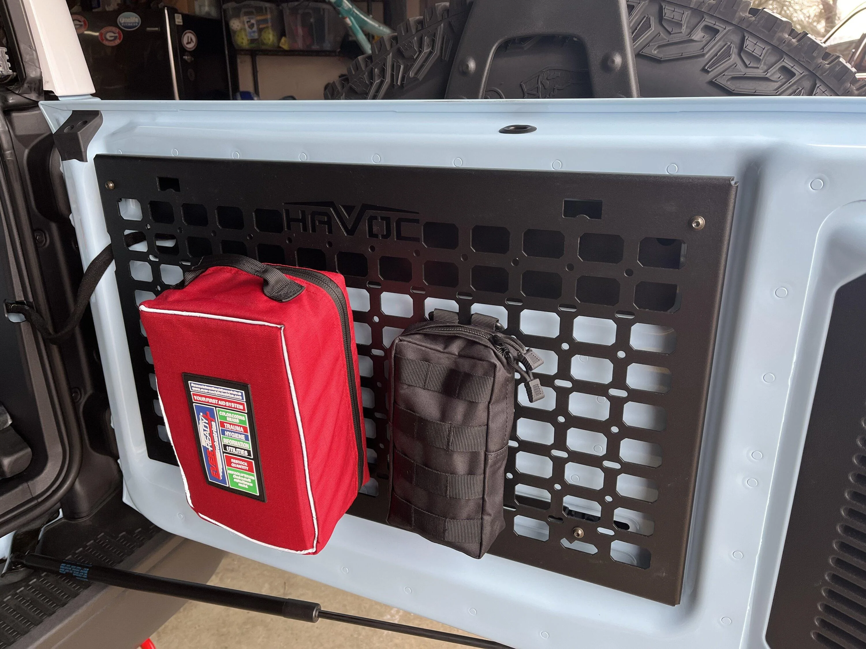 Ford Bronco New Product! HAVOC Offroad Tailgate MOLLE Panel IMG_2477