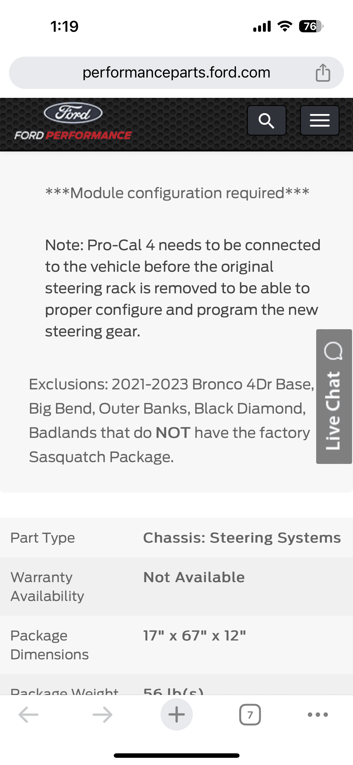 Ford Bronco BRONCO SEVERE DUTY STEERING UPGRADE KIT now available from Ford Performance Parts! 3103F989-29AA-4286-BC5D-80C4ACD50AA6