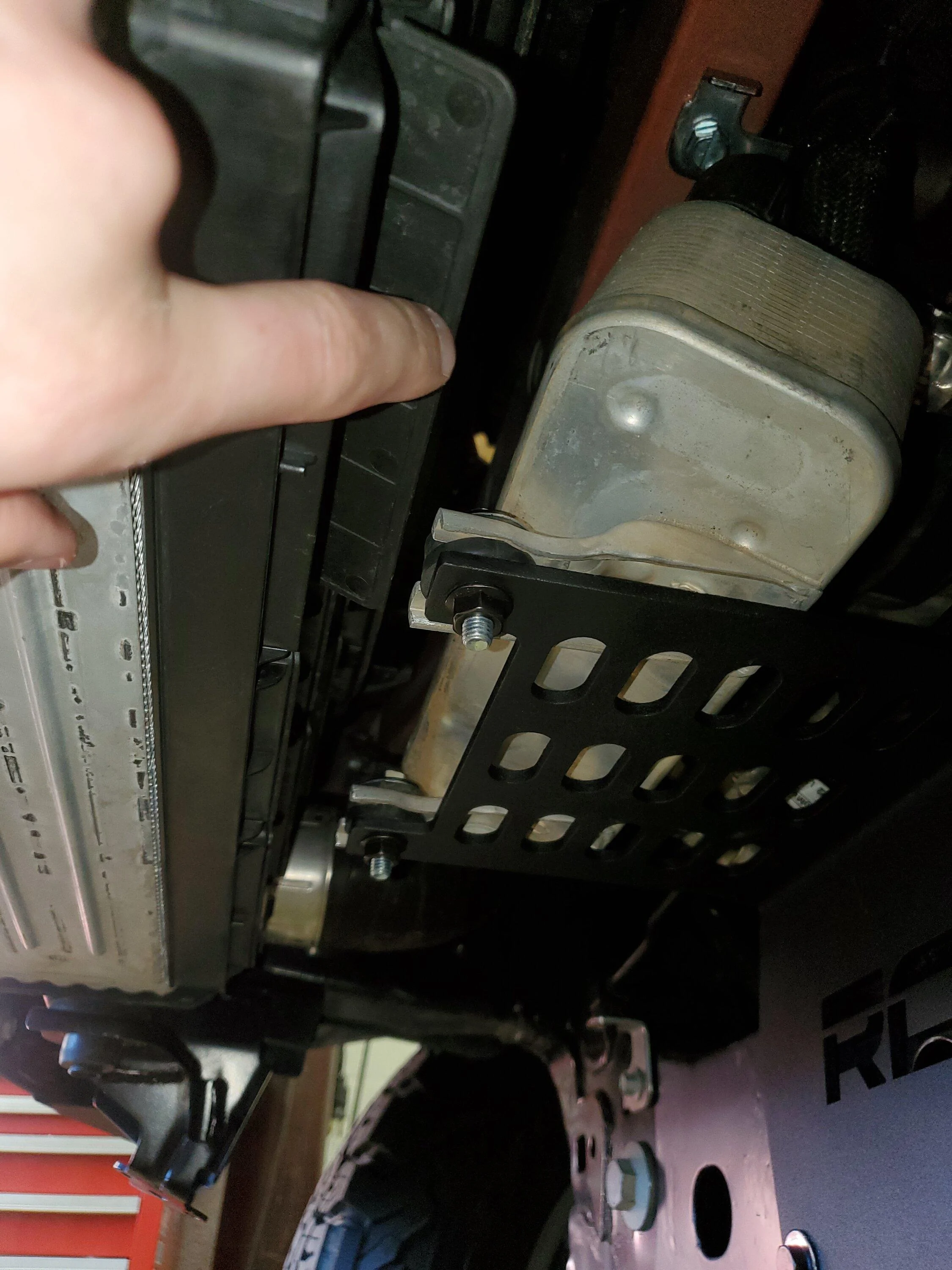 Ford Bronco RC hidden winch mount install, 2.7 w/ "capable" bumper & Warn VR Evo 20240110_160612