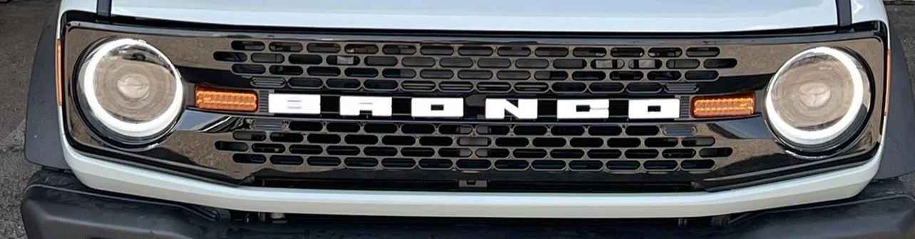 Ford Bronco Badlands / Wildtrak grill swap IMG_8310