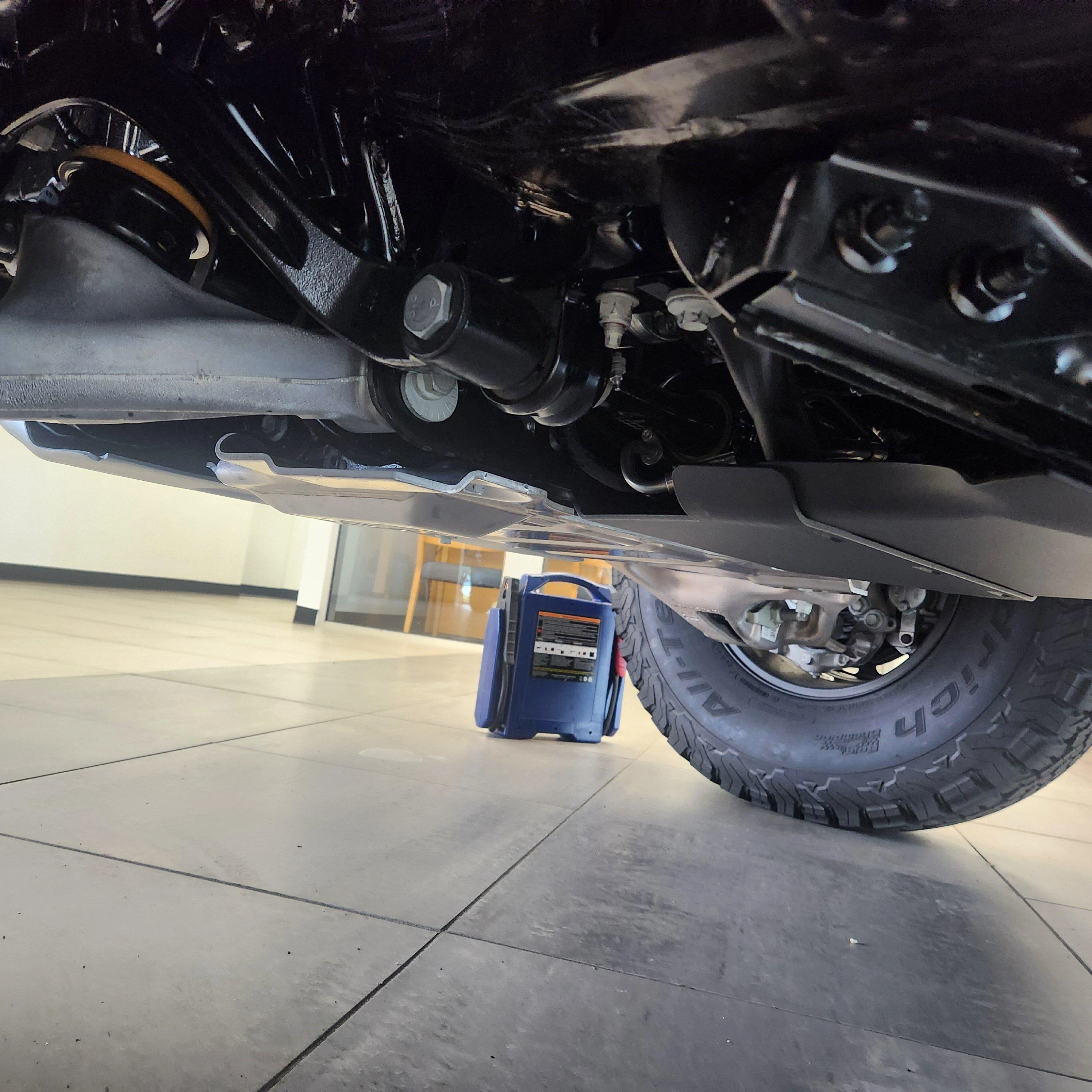Ford Bronco Custom Transmission Pan Skid Plate - My DIY 20240225_140420