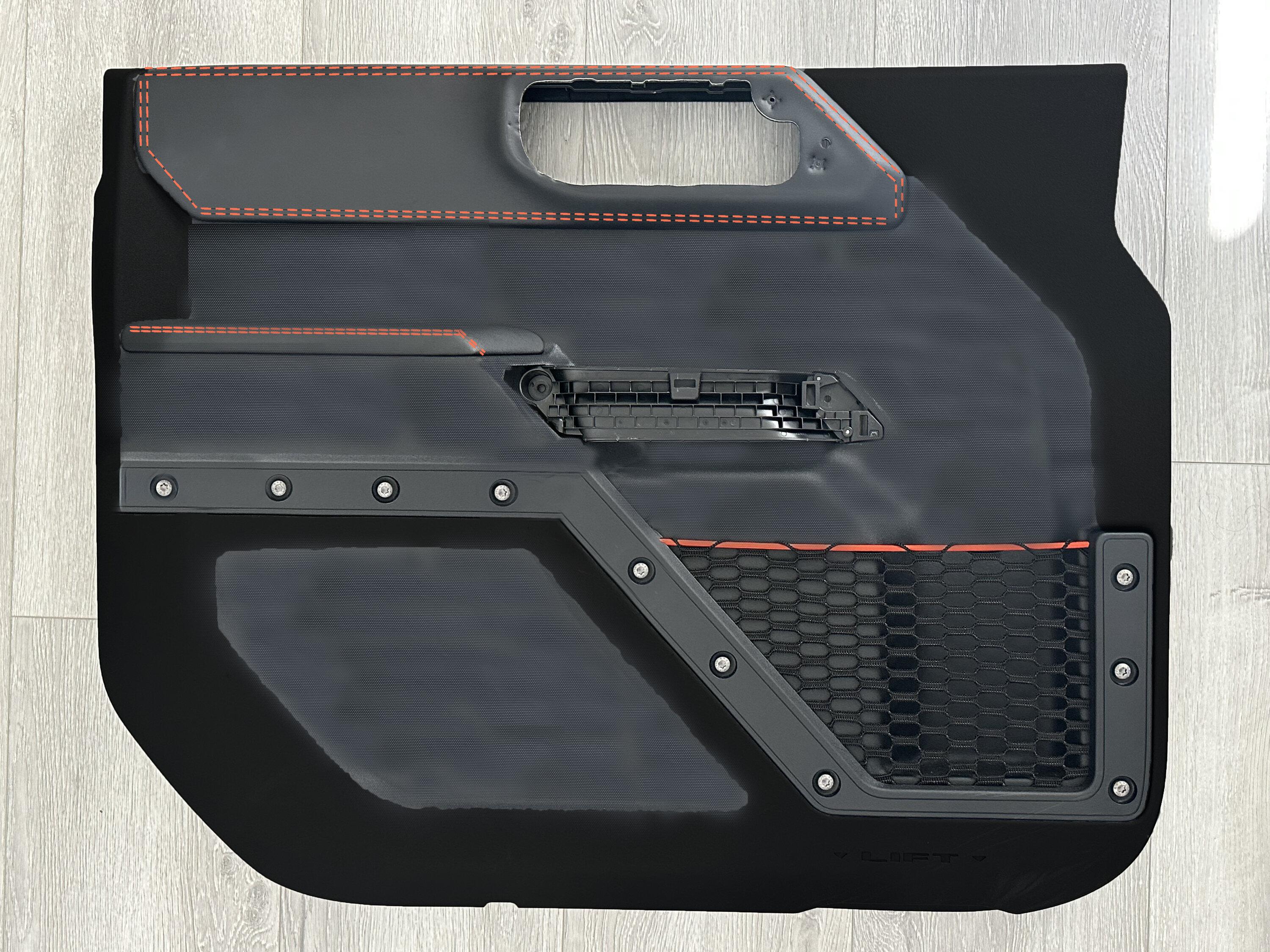 Ford Bronco Door Panel & Center console plastic delete? door panel