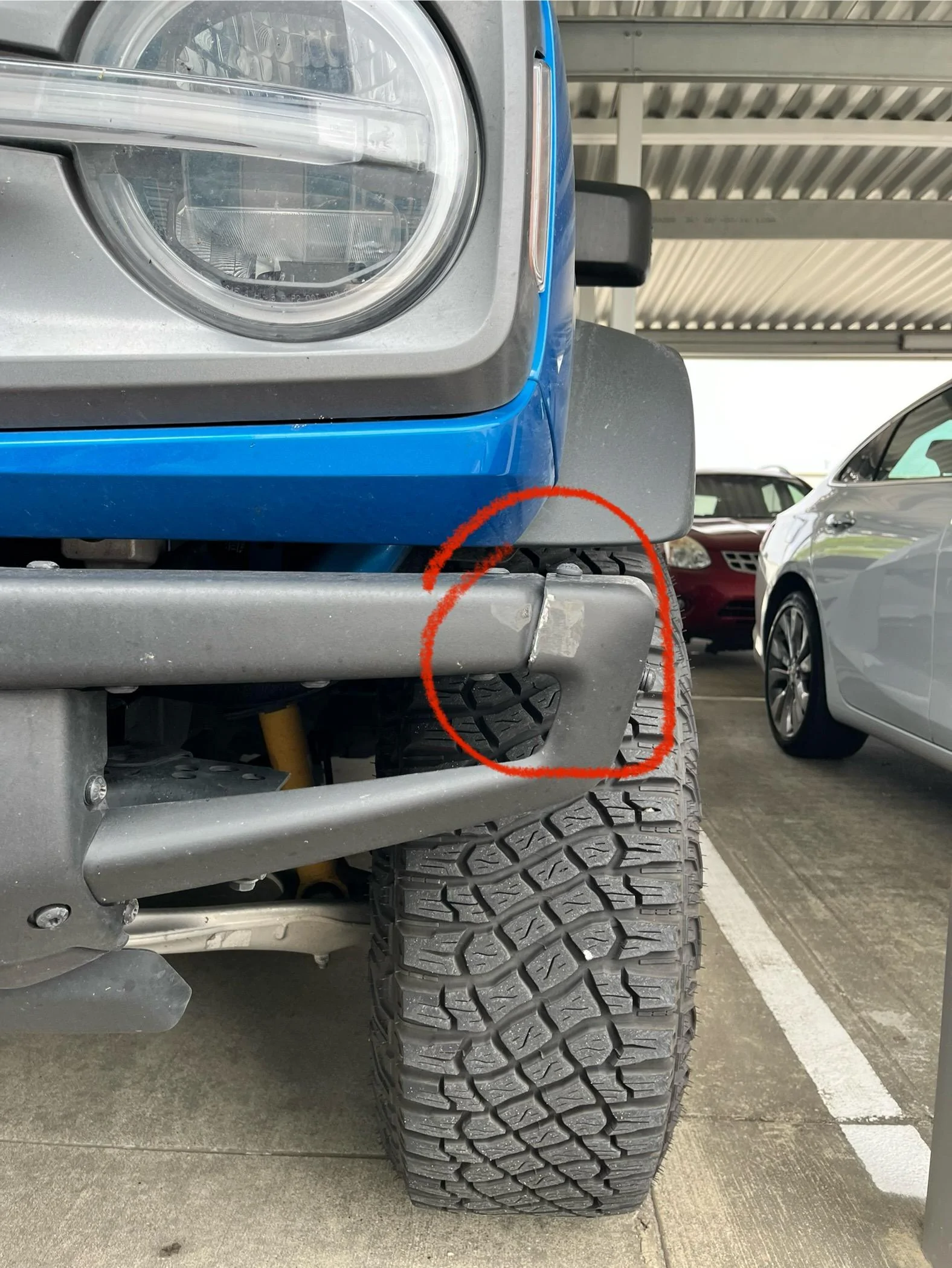Ford Bronco Damaged steel modular bumper? IMG_7279