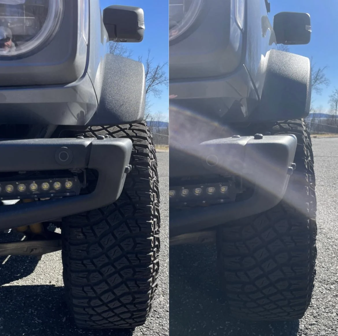 Ford Bronco Wheel spacers on badlands Sasquatch IMG_5943