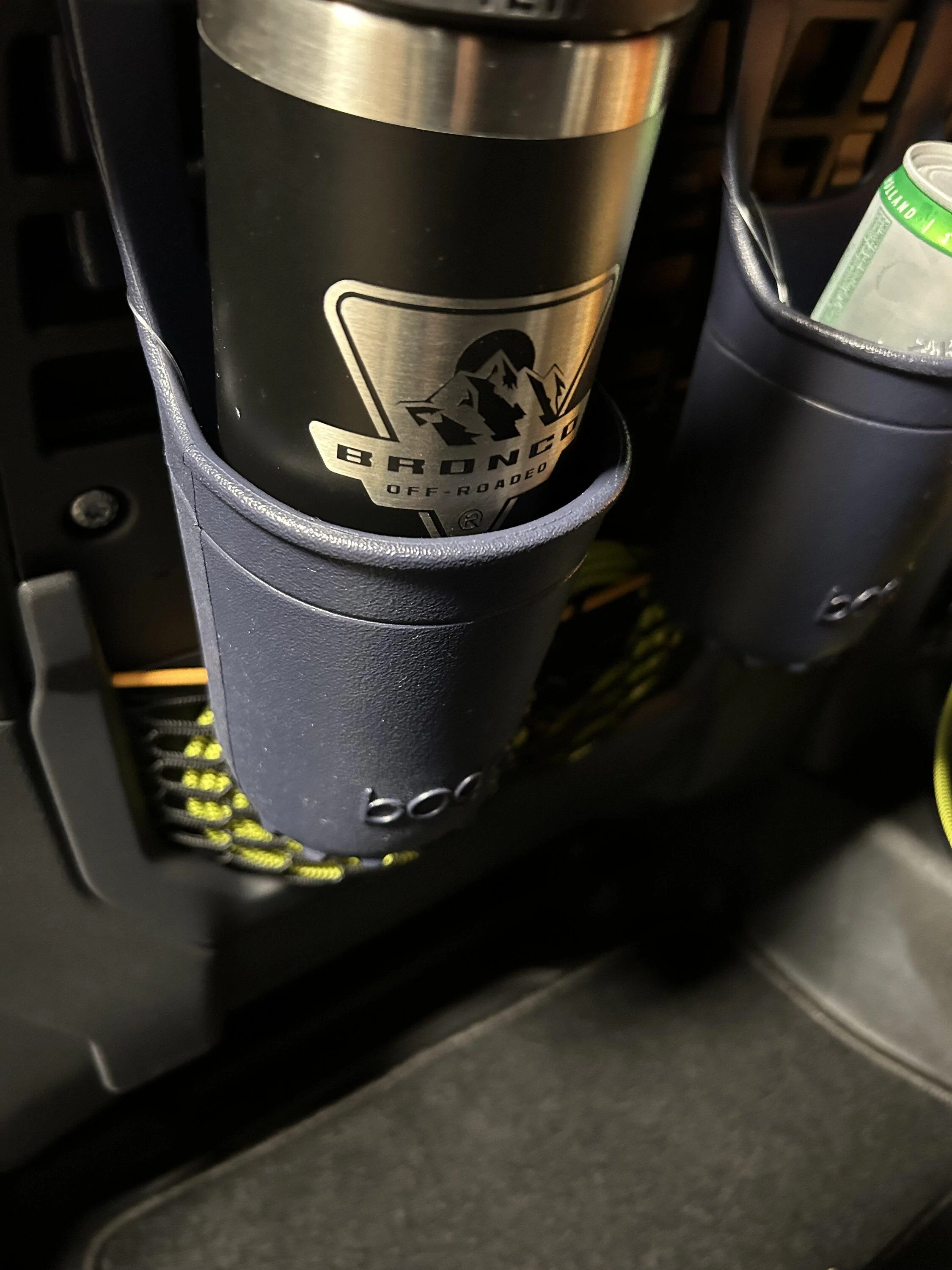 Ford Bronco Molle panel rear cup holder solution found IMG_6600
