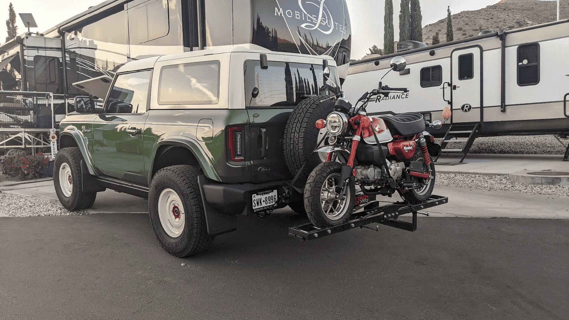Ford Bronco Towing a motorcycle? PXL_20230722_024834019